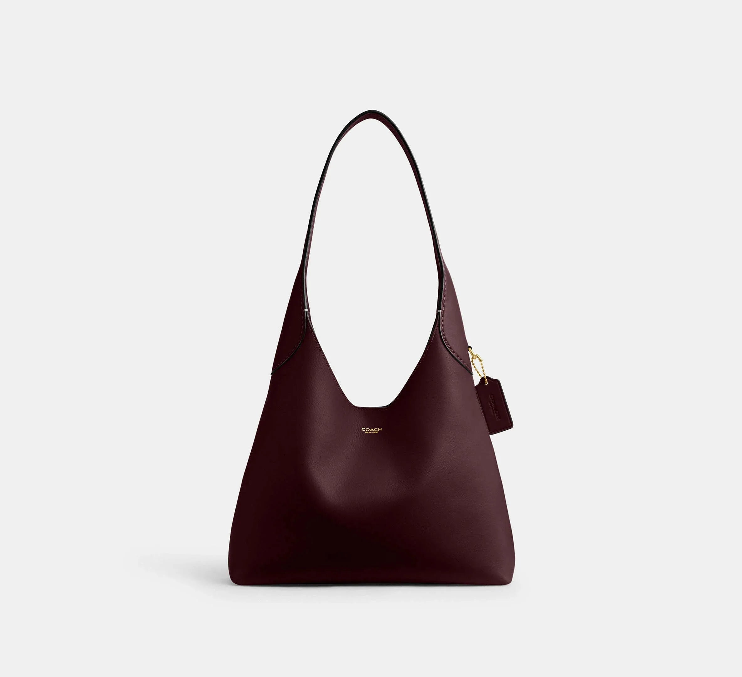 Coach Brooklyn Shoulder Bag 28 – Brass/Merlot - Mind Türkiye