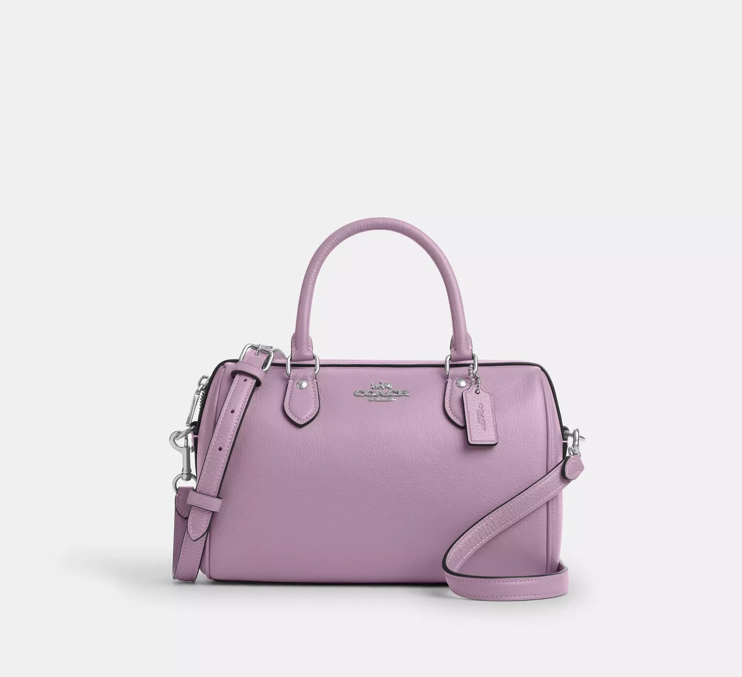 Coach Rowan Satchel Bag – Silver/Jasmine - Mind Türkiye