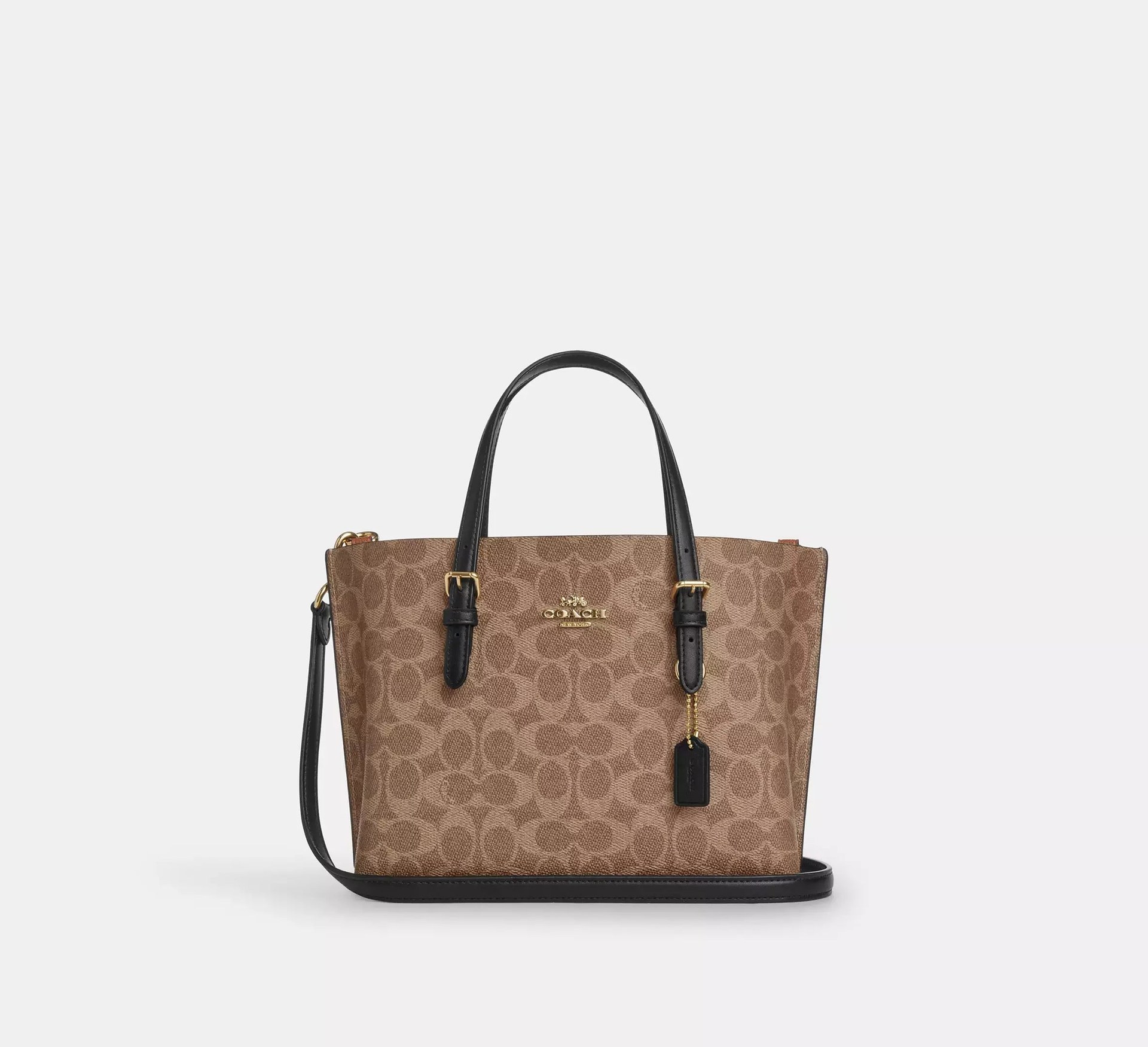 Coach Mollie Tote Bag 25 In Signature – Gold/Tan/Black - Mind Türkiye