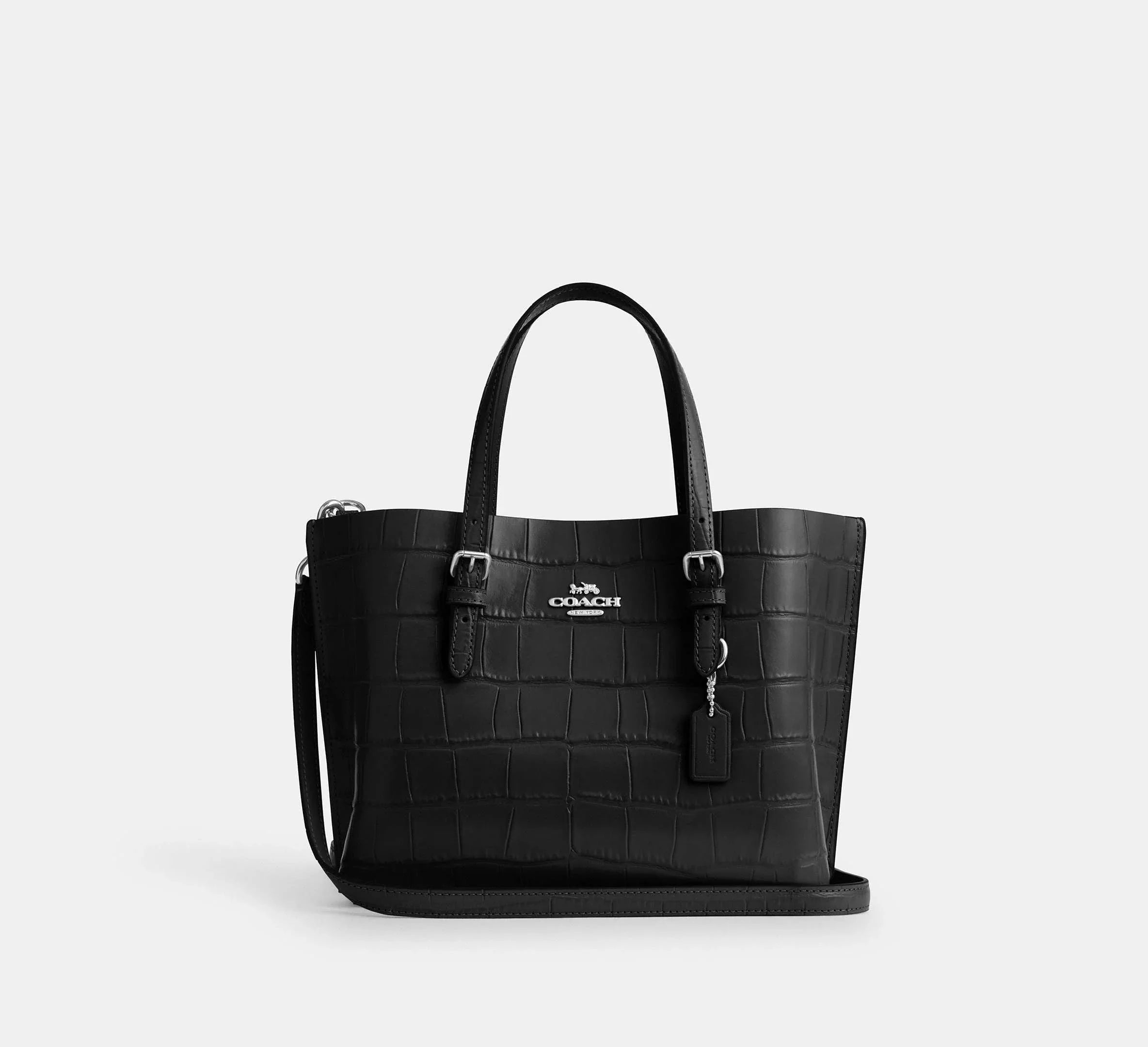 Coach Mollie Tote Bag 25-Silver/Black - Mind Türkiye