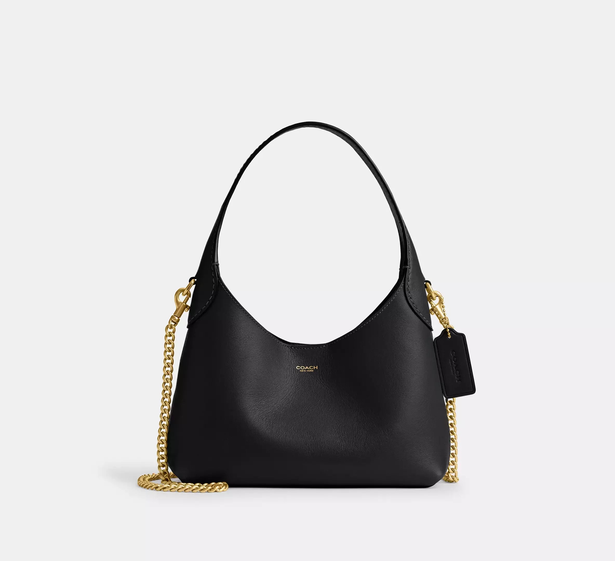 Coach Brooklyn Shoulder Bag 23 SEZON – Brass/Black - Mind Türkiye