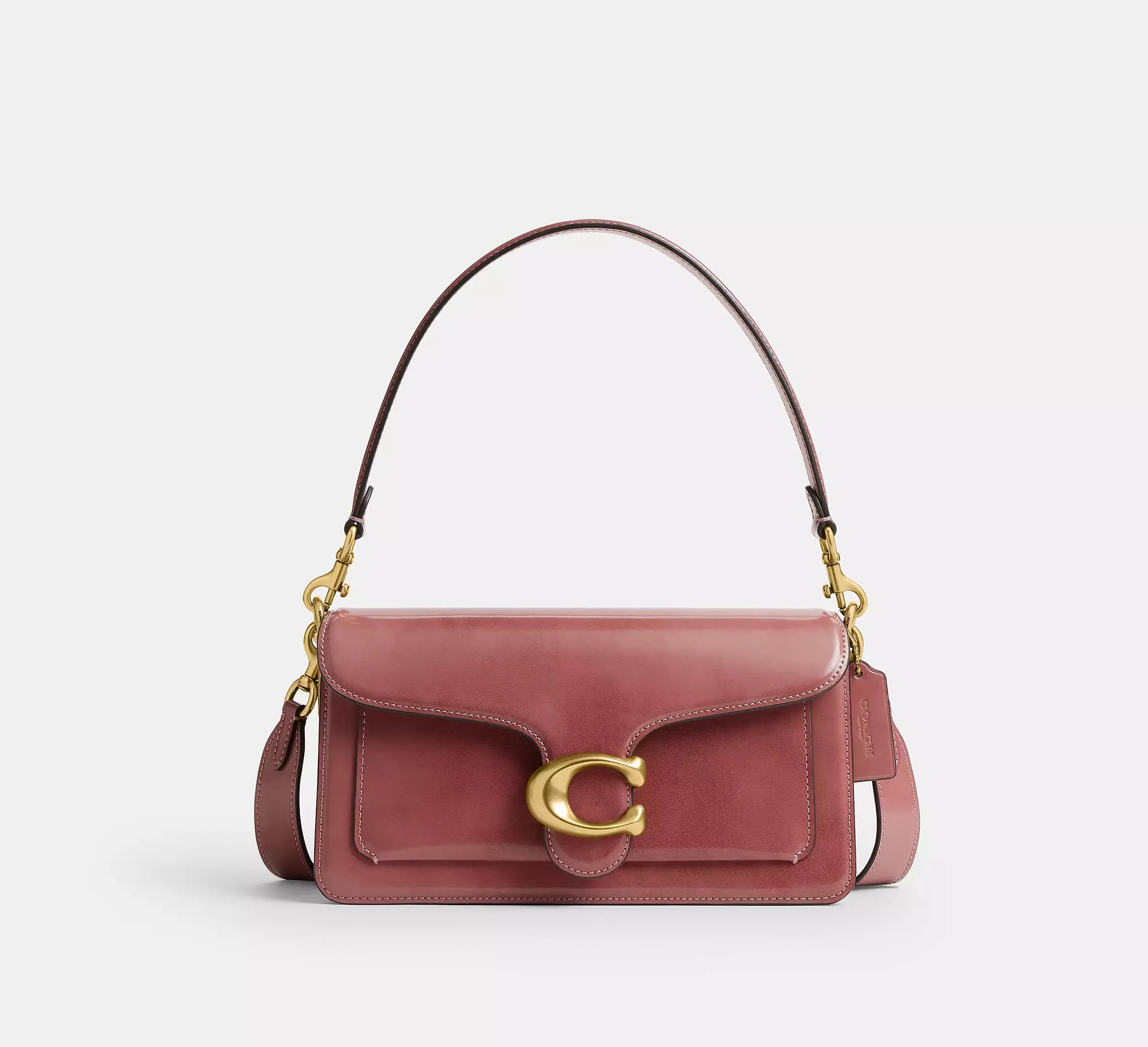 Coach Tabby Shoulder Bag 26 – Brass/Peony - Mind Türkiye
