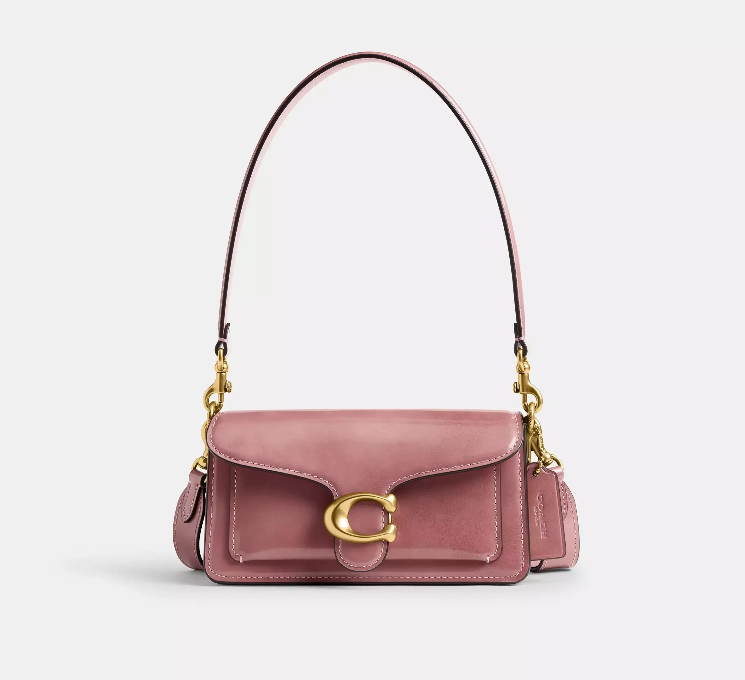 Coach Tabby Shoulder Bag 20 – Brass/Peony - Mind Türkiye