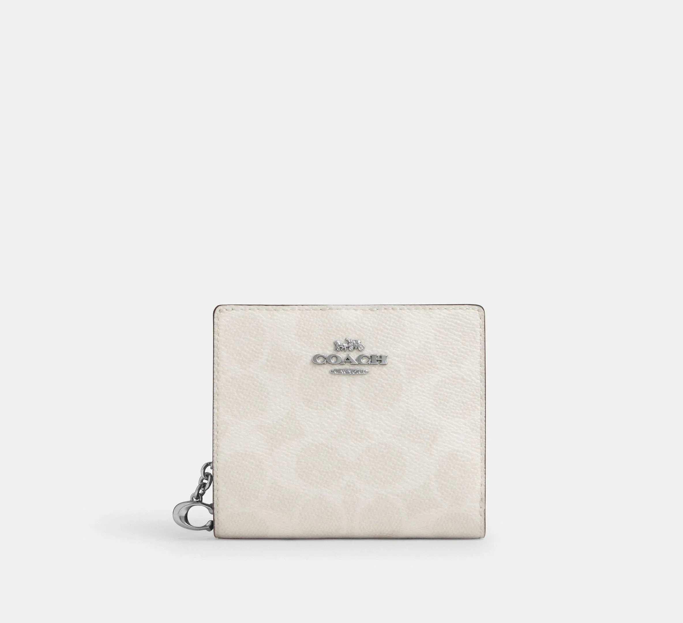 Coach Snap Wallet In Signature – Sv/White/Chalk - Mind Türkiye