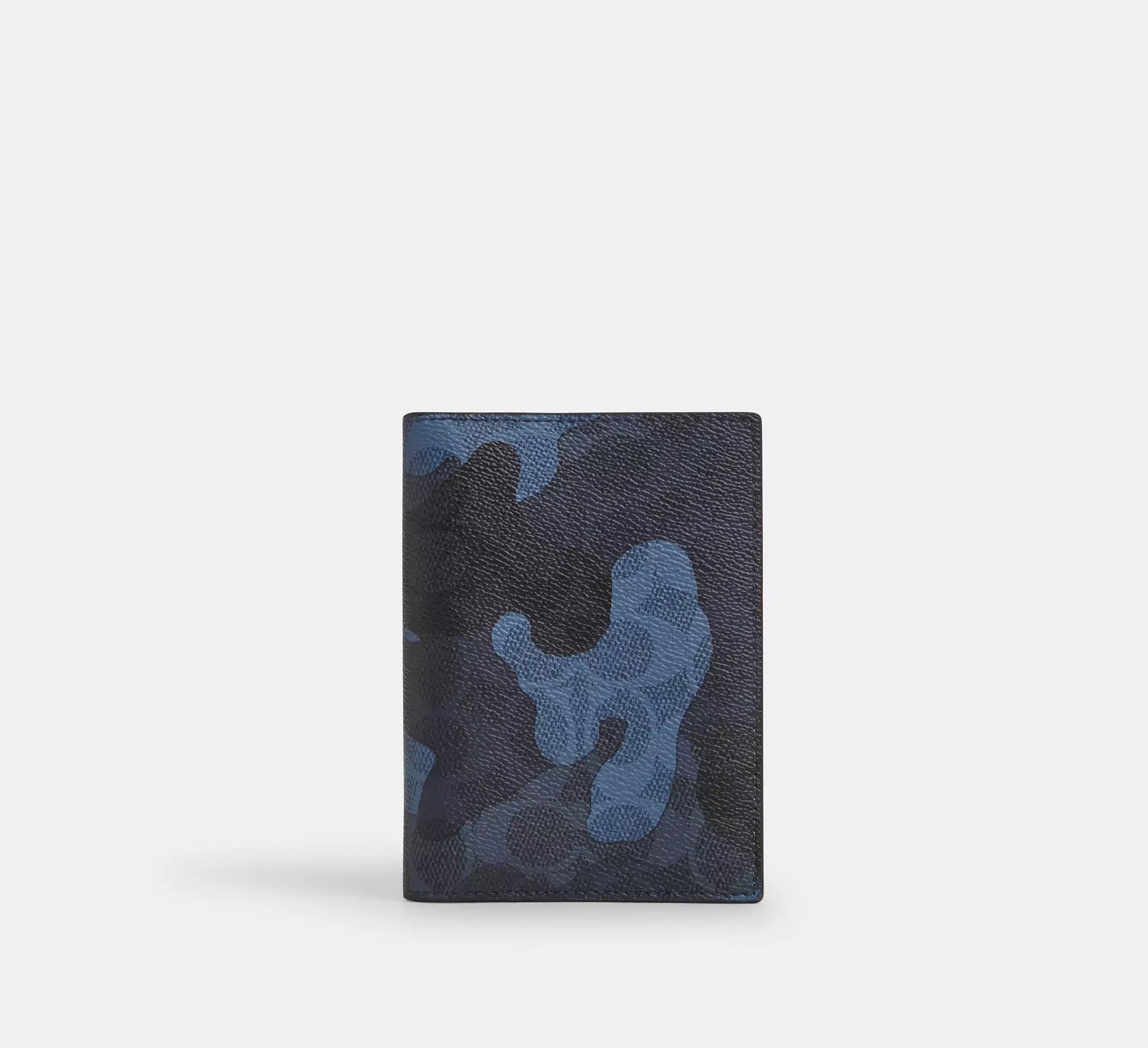 Coach Passport Card Case In Signature Camo Print – Silver - Mind Türkiye