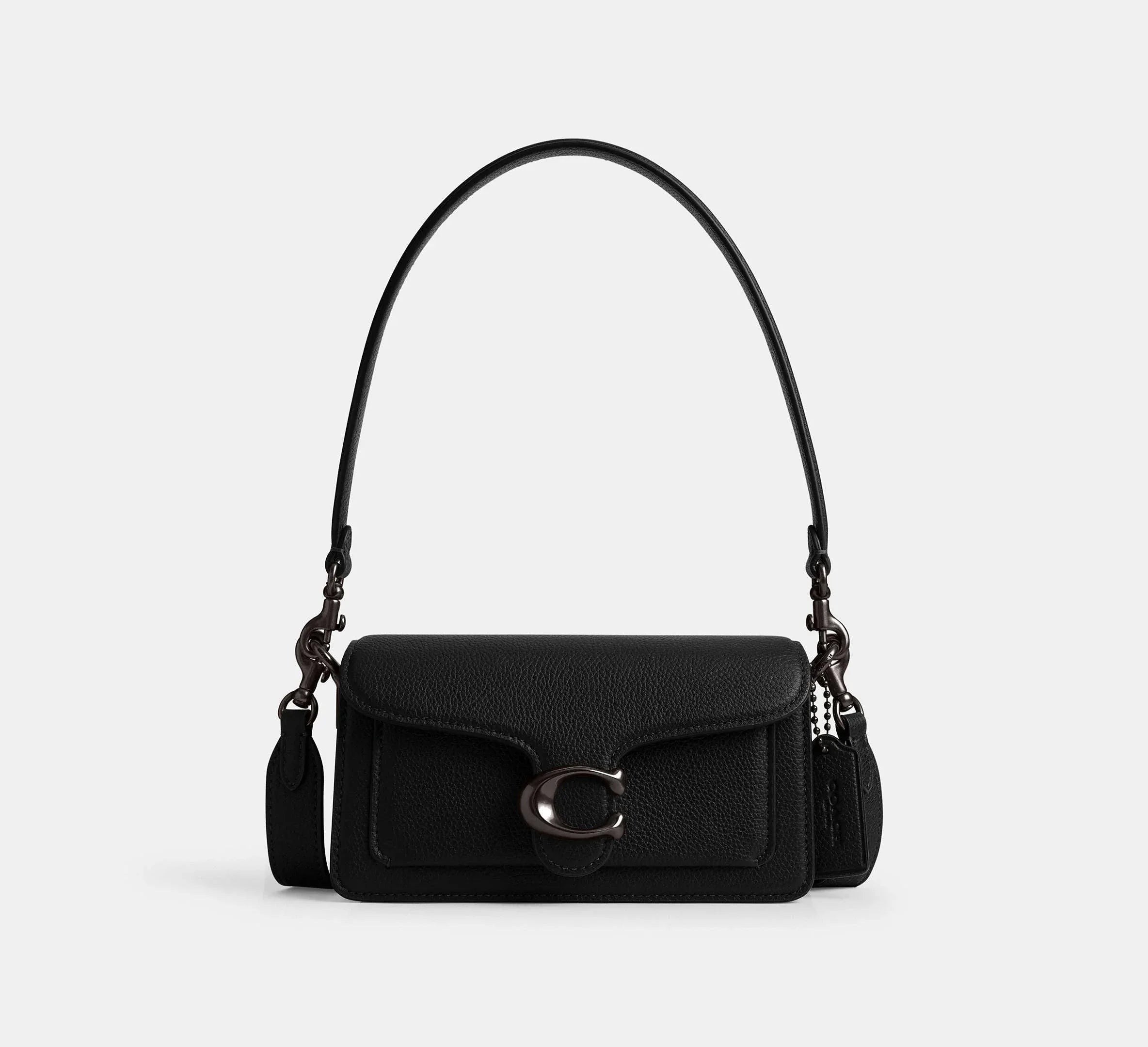 Coach Tabby Shoulder Bag 20 – Pewter/Black - Mind Türkiye