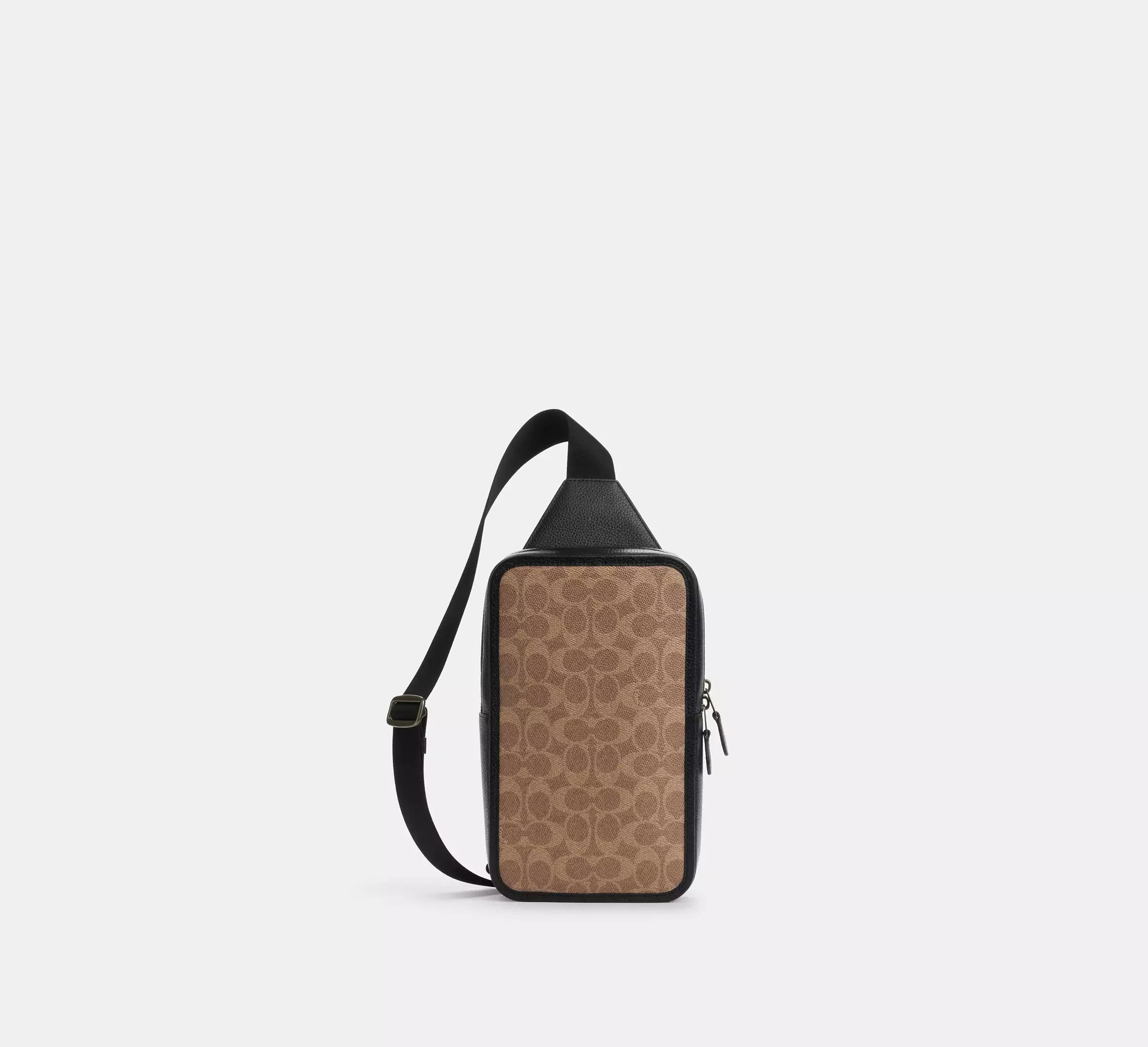 Coach Sullivan Pack In Signature – Gunmetal/Tan/Black - Mind Türkiye