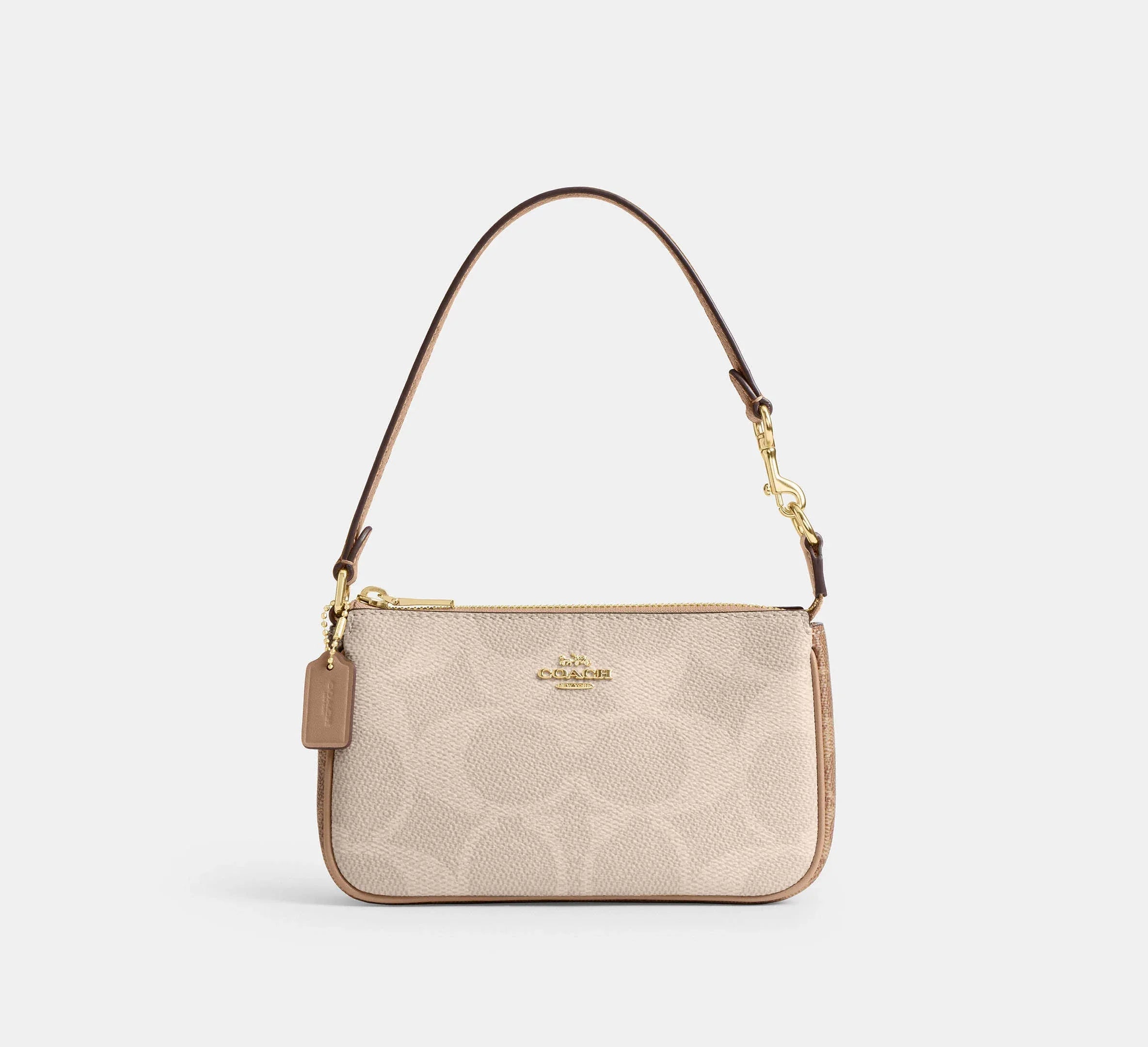 Coach Nolita 19 In Blocked Signature – Gold/Sand/Tan - Mind Türkiye
