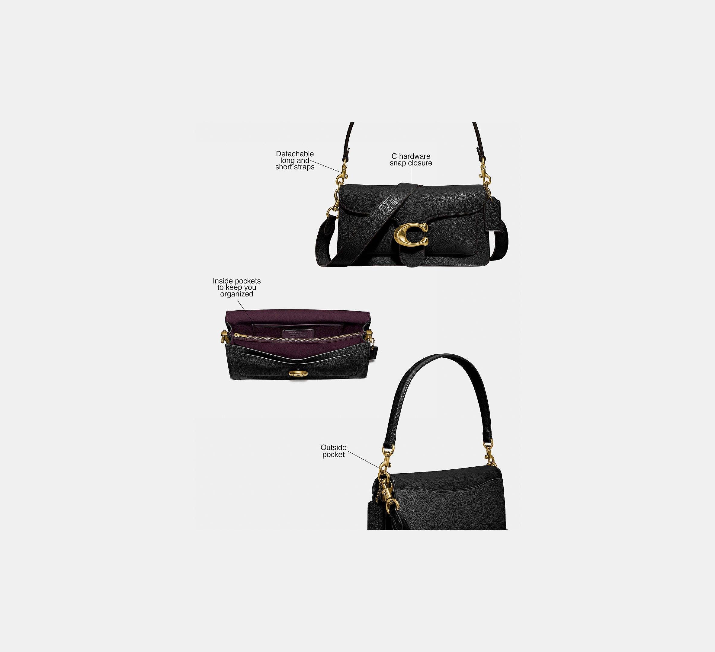 Coach Tabby Shoulder Bag 26 – Brass/Chalk - Mind Türkiye