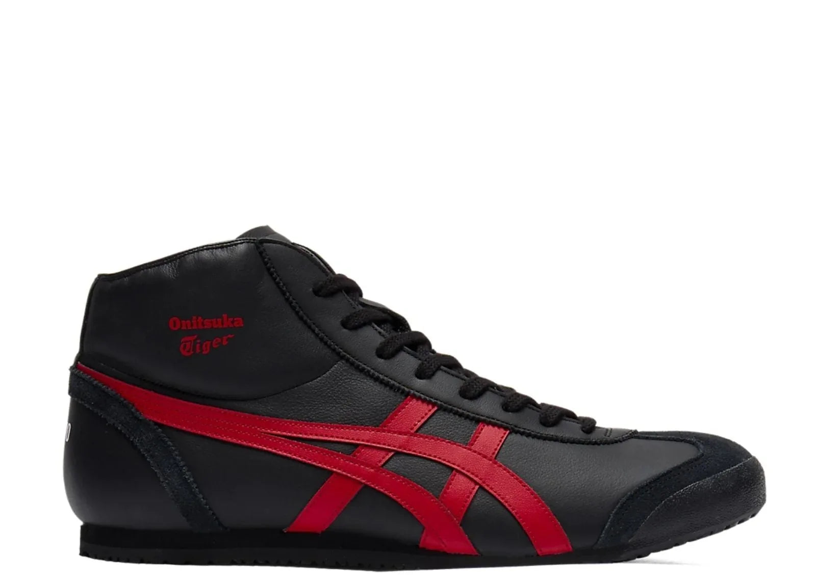 Onitsuka Tiger Mexico Mid Runner Black Classic Red - Mind Türkiye
