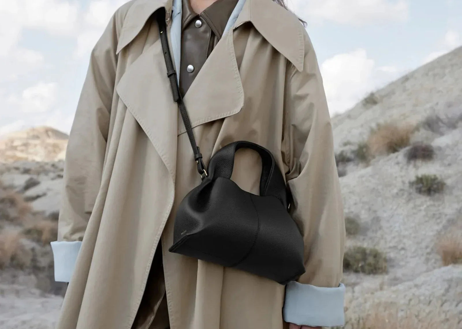 Polène Numéro Neuf Mini Edition Textured Black - Mind Türkiye