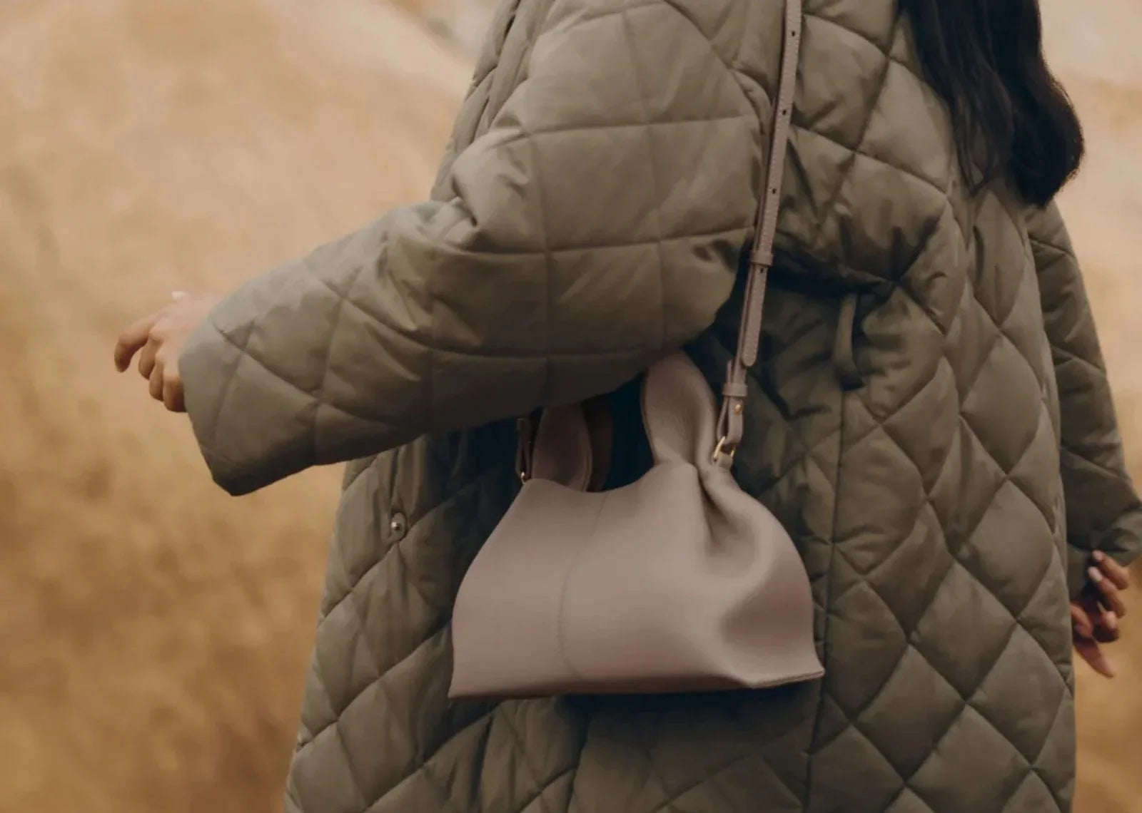 Polène Numéro Neuf Mini Edition Textured Taupe - Mind Türkiye