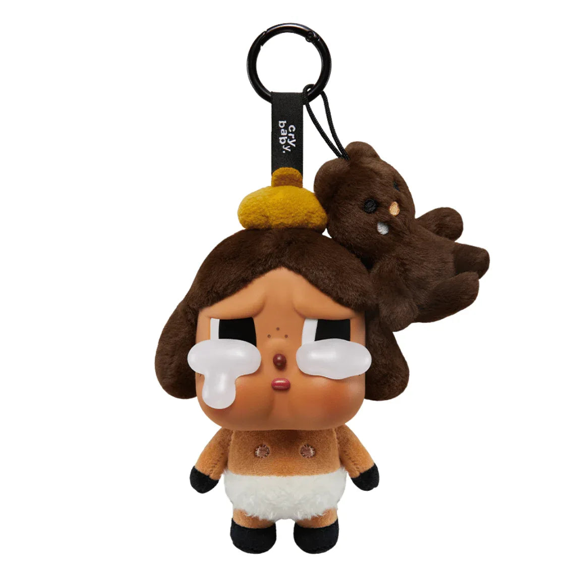 POP MART CRYBABY CRYING AGAIN BABY BROWN (GİZLİ VERSİYON) YÜZ PELUŞ FİGÜR
