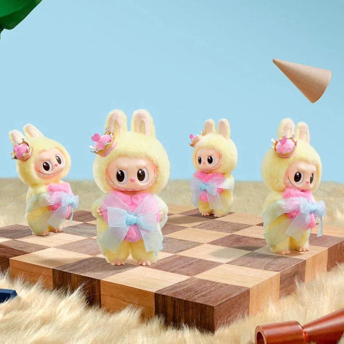 POP MART LABUBU THE MONSTERS LET’S CHECKMATE SERİSİ PELUŞ ASKI KART - Mind Türkiye