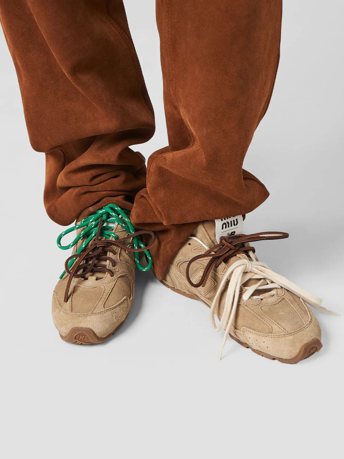 New Balance X Miu Miu 530 SL Suede Sneakers - Mind Türkiye