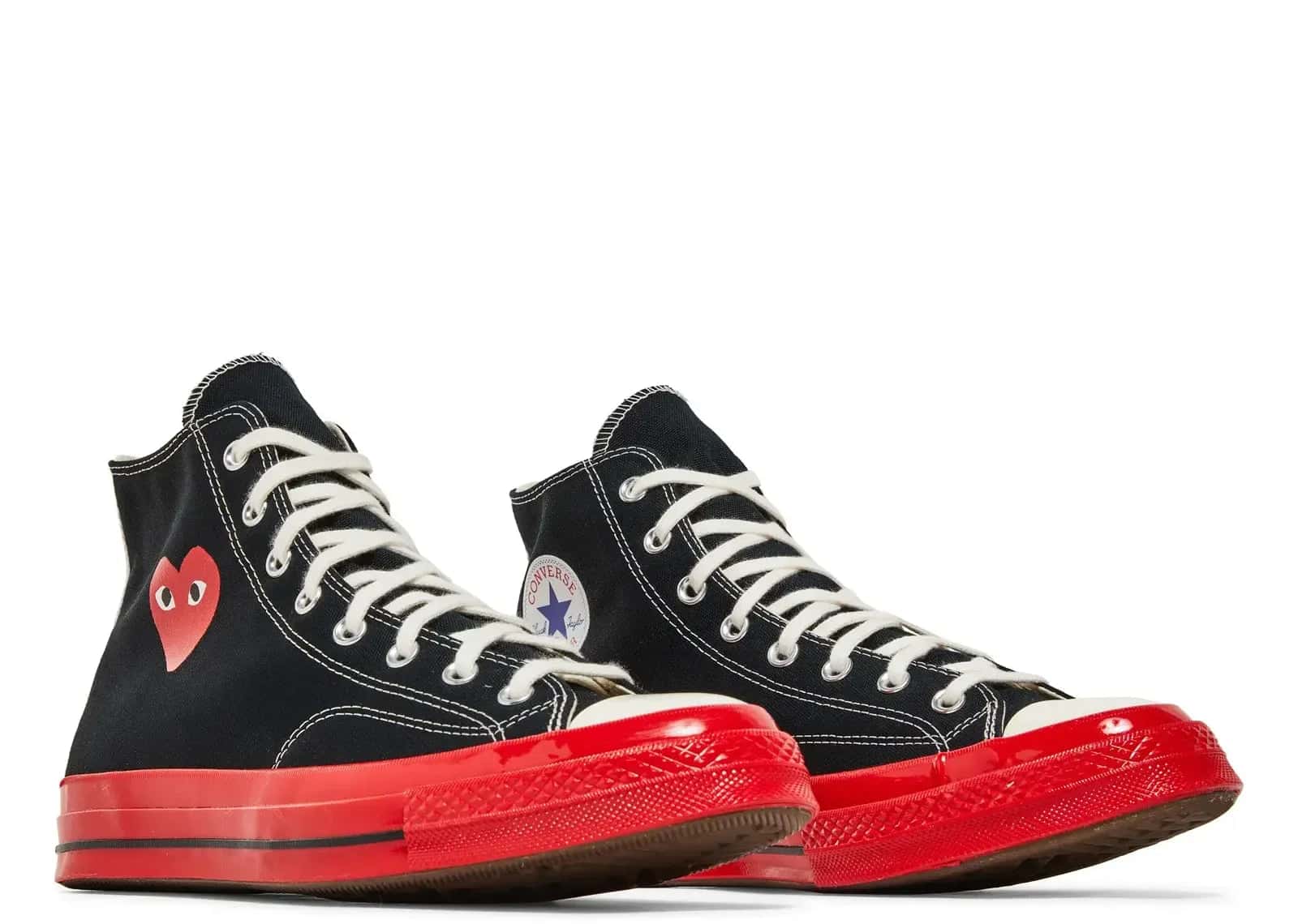 Converse Chuck Taylor All Star 70 Hi Comme Des Garcons Play Black Red Midsole - Mind Türkiye