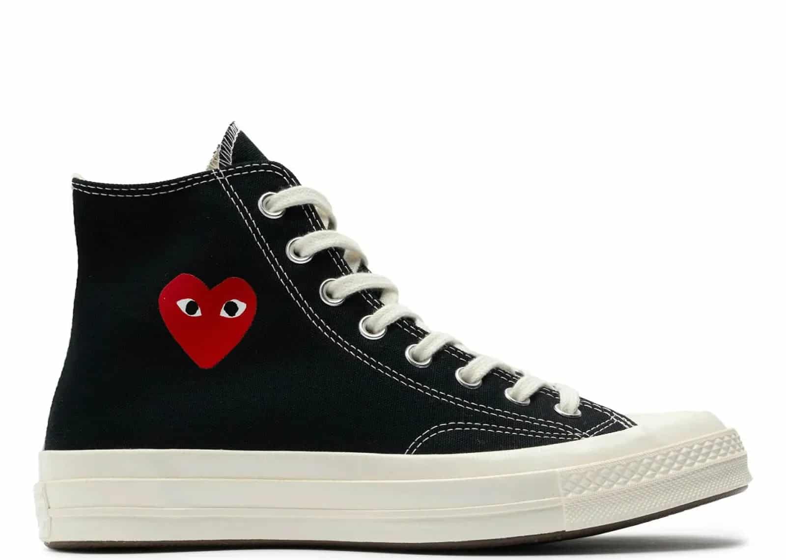 Converse Chuck Taylor All Star 70 Hi Comme Des Garcons PLAY Single Heart Black - Mind Türkiye