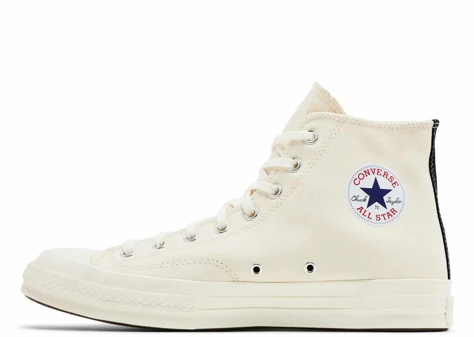 Converse Chuck Taylor All Star 70 Hi Comme Des Garcons PLAY Single Heart Milk - Mind Türkiye