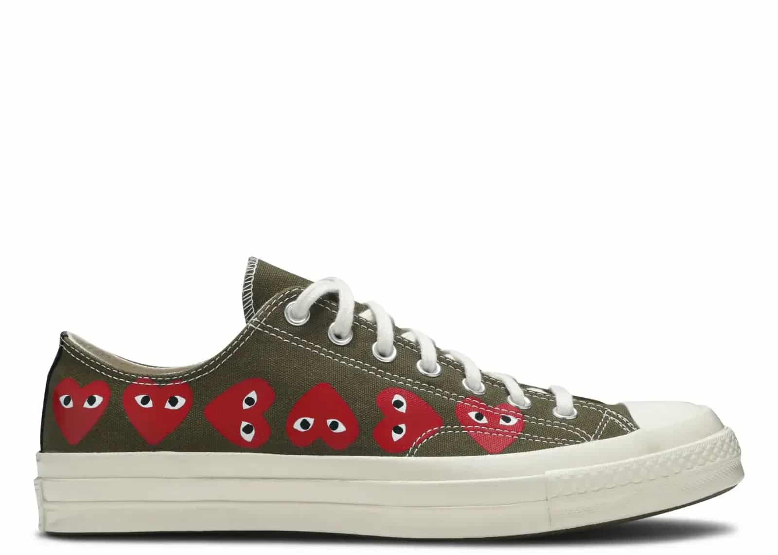Converse Chuck Taylor All Star 70 Ox Comme Des Garcons Multi Heart Green - Mind Türkiye