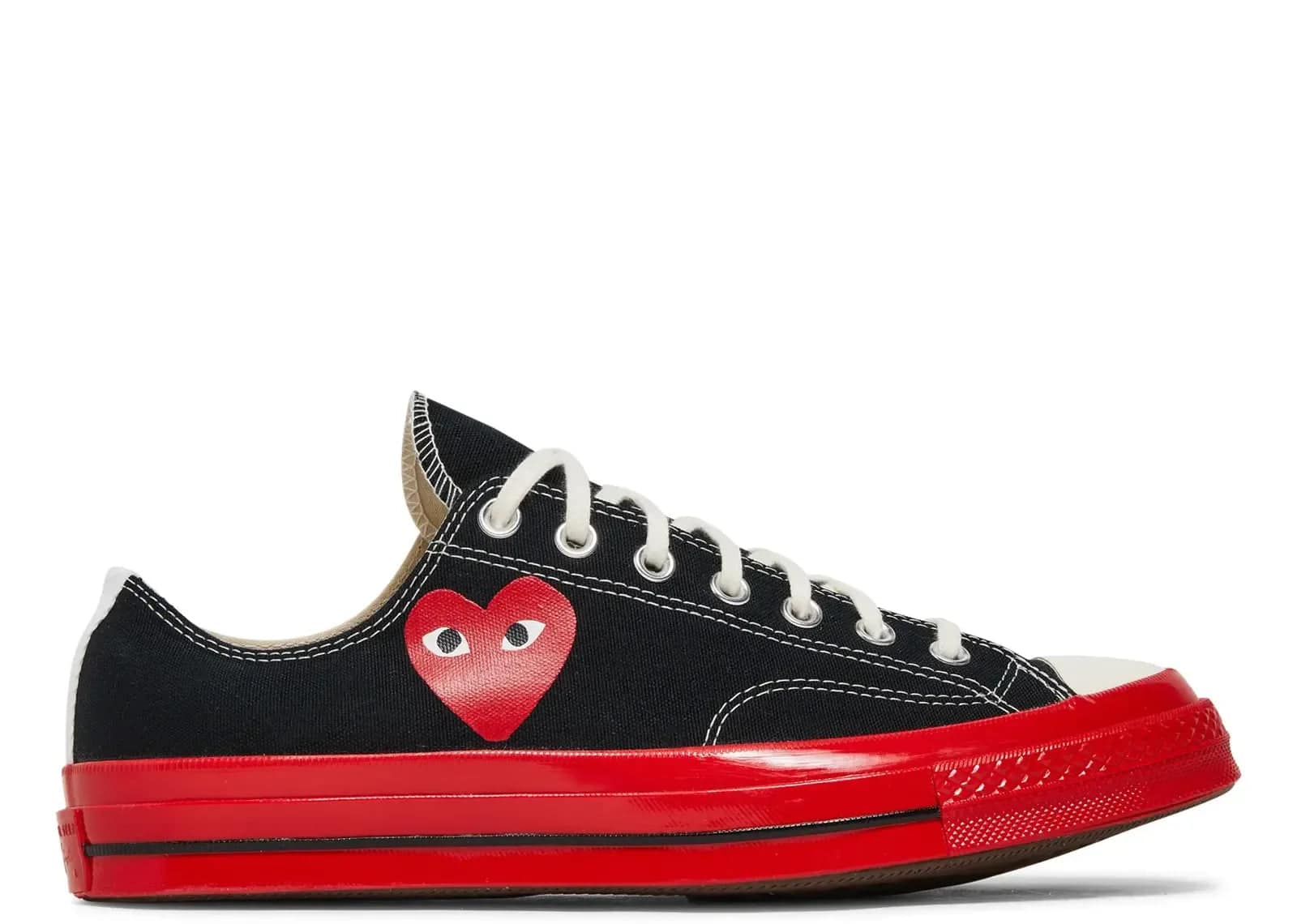Converse Chuck Taylor All-Star 70 Ox Comme Des Garcons PLAY Black Red - Mind Türkiye