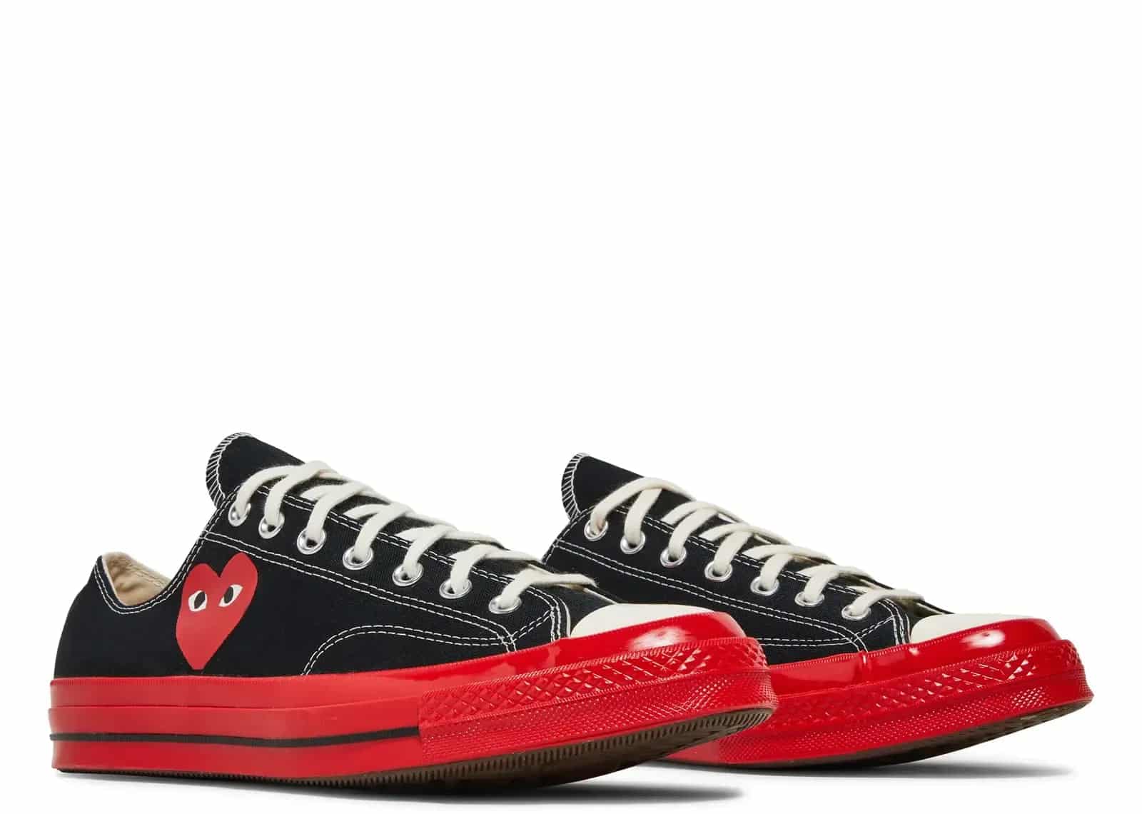 Converse Chuck Taylor All-Star 70 Ox Comme Des Garcons PLAY Black Red - Mind Türkiye