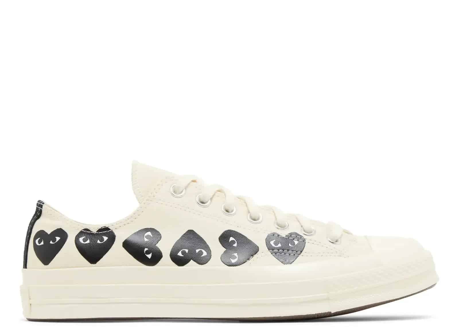 Converse Chuck Taylor All Star 70 Ox Comme Des Garcons PLAY Multi-Heart Milk - Mind Türkiye