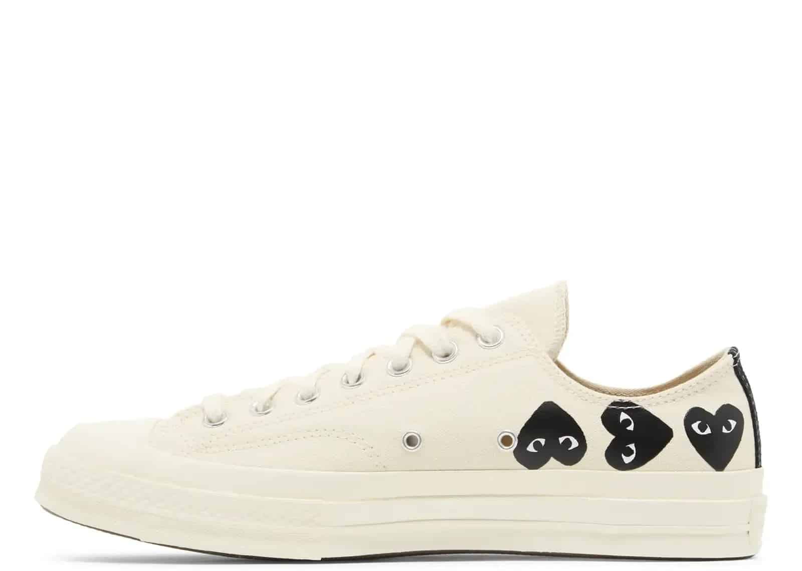 Converse Chuck Taylor All Star 70 Ox Comme Des Garcons PLAY Multi-Heart Milk - Mind Türkiye