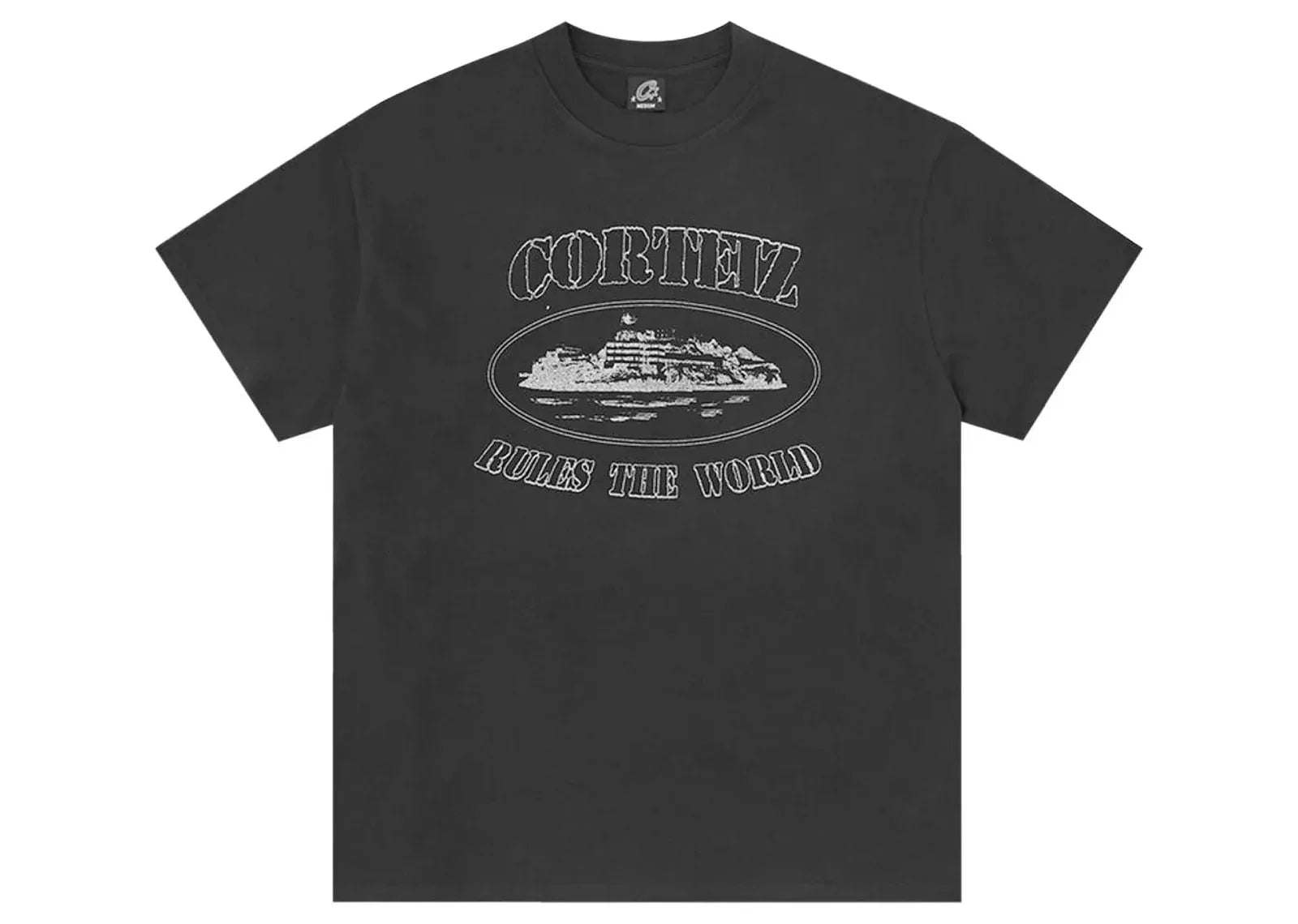 Corteiz Reflective Alcatraz Tee Triple Black - Mind Türkiye