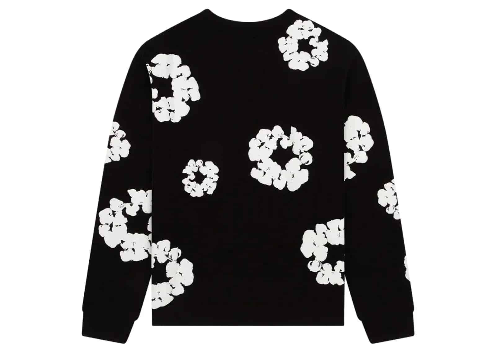 Denim Tears Long Sleeve Cotton Wreath T-shirt Black - Mind Türkiye