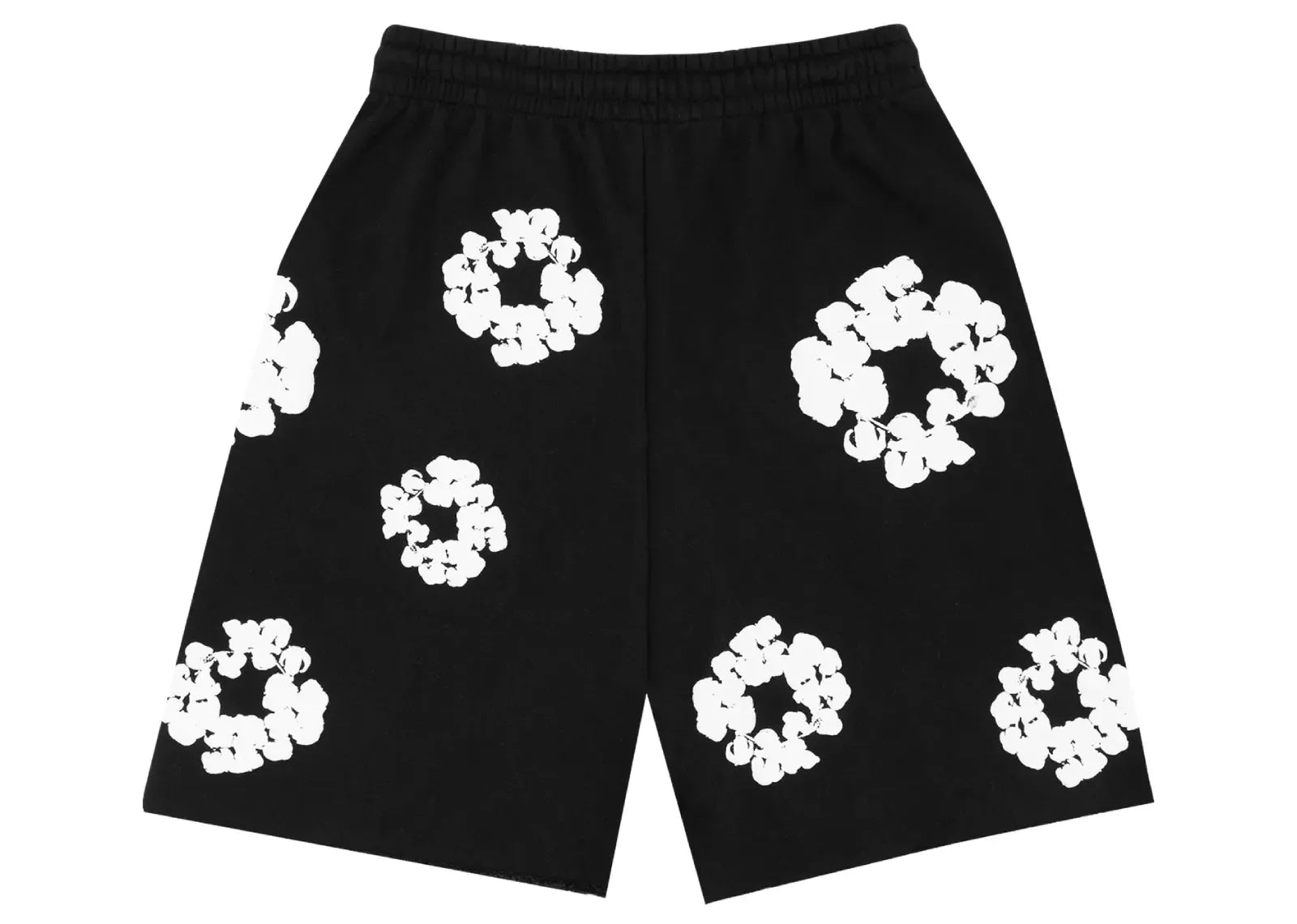 Denim Tears The Cotton Wreath Shorts Black - Mind Türkiye