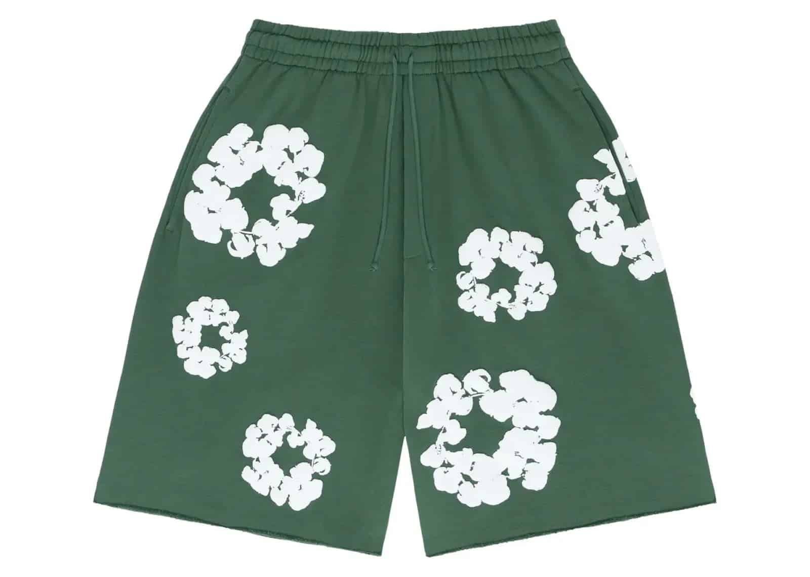 Denim Tears The Cotton Wreath Shorts Green - Mind Türkiye
