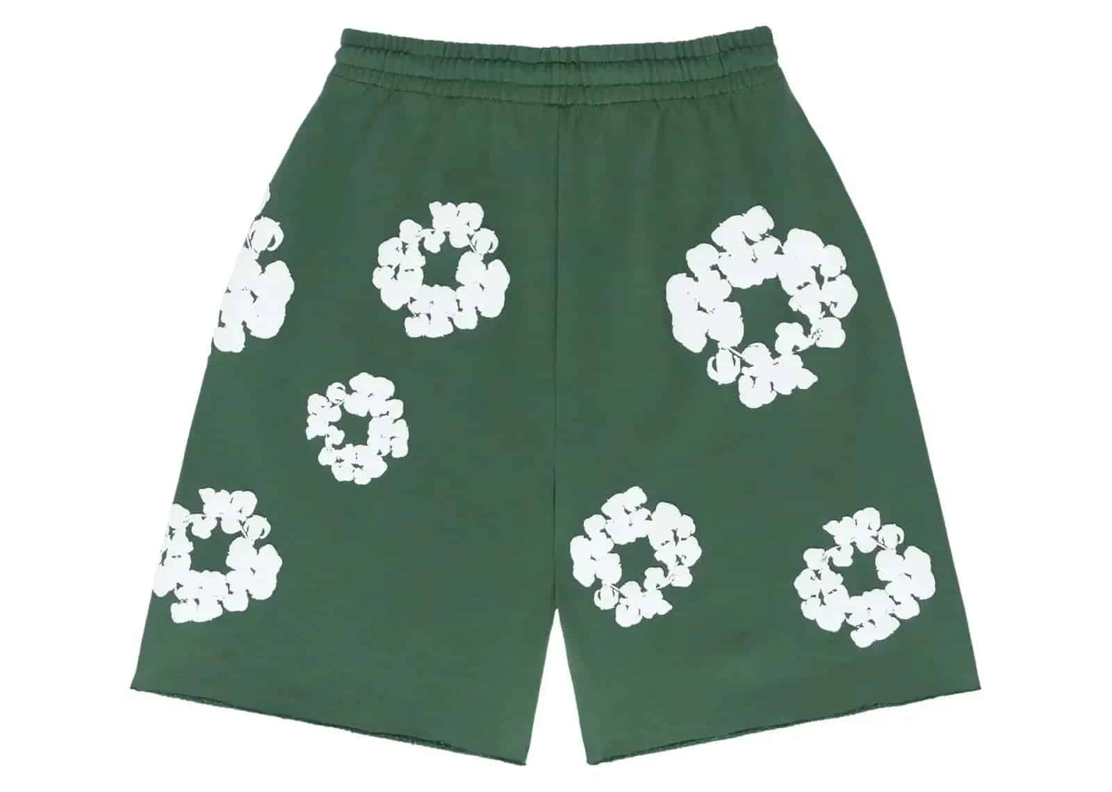 Denim Tears The Cotton Wreath Shorts Green - Mind Türkiye