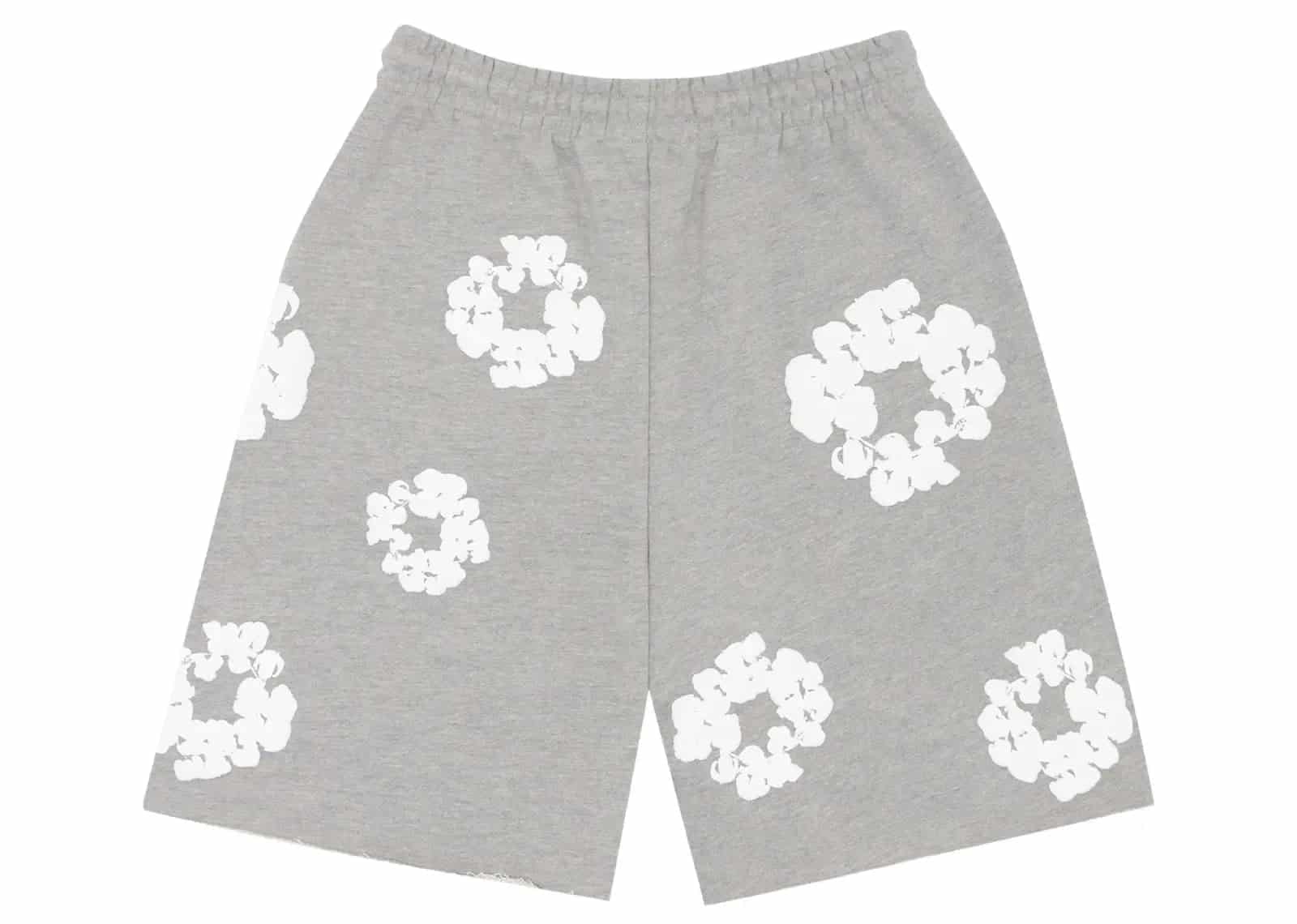 Denim Tears The Cotton Wreath Shorts Grey - Mind Türkiye