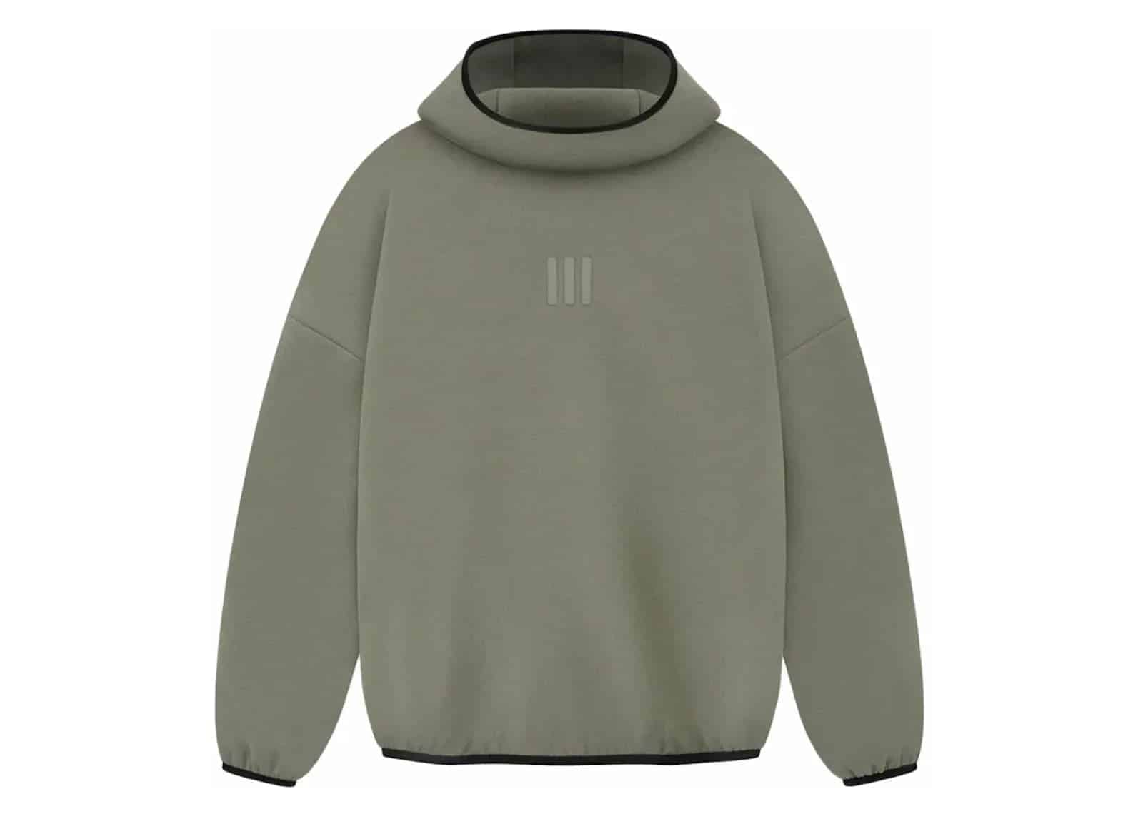 Fear Of God Athletics Suede Fleece Hoodie Clay