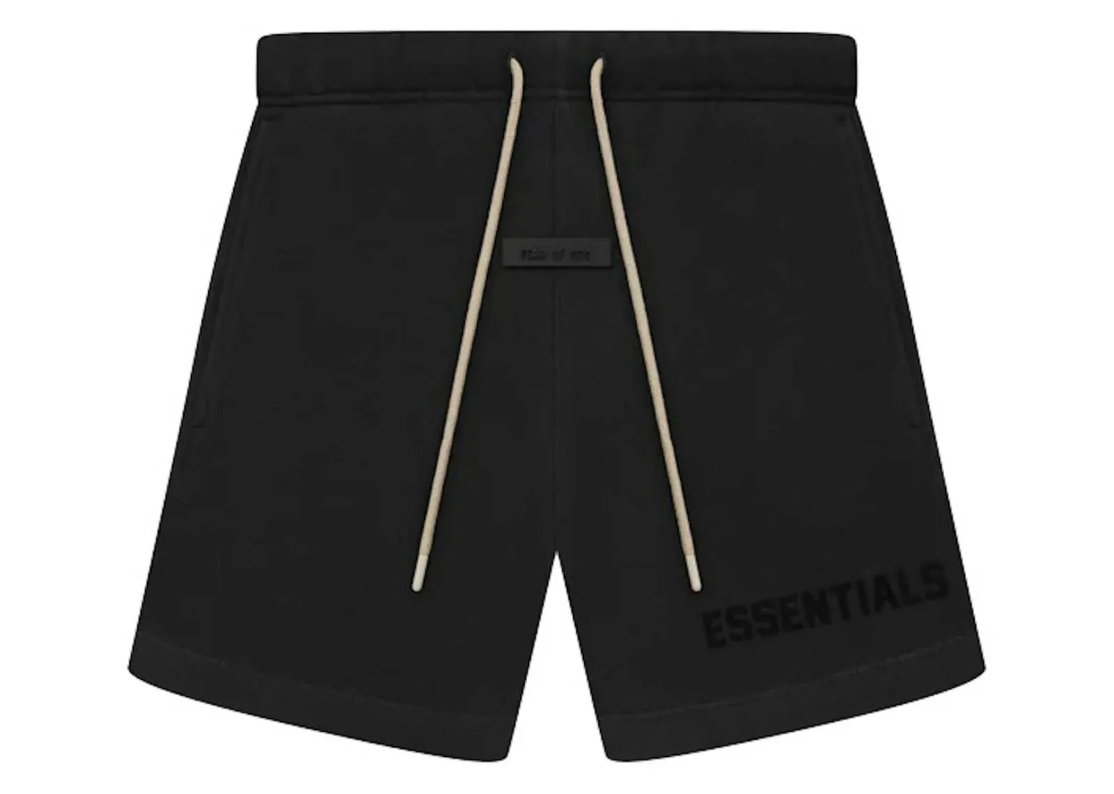 Fear Of God Essentials Cream Drawstring Sweatshort Jet Black - Mind Türkiye