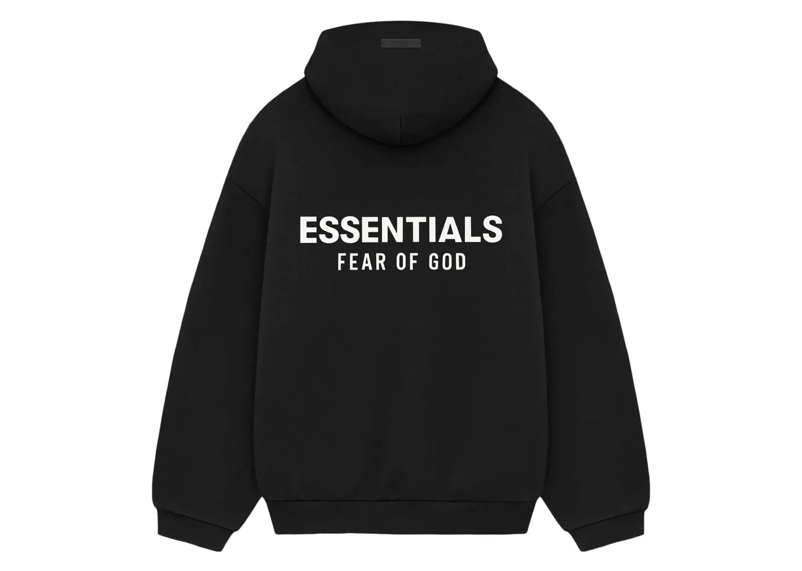 Fear Of God Essentials Fleece Hoodie (FW24) Black - Mind Türkiye