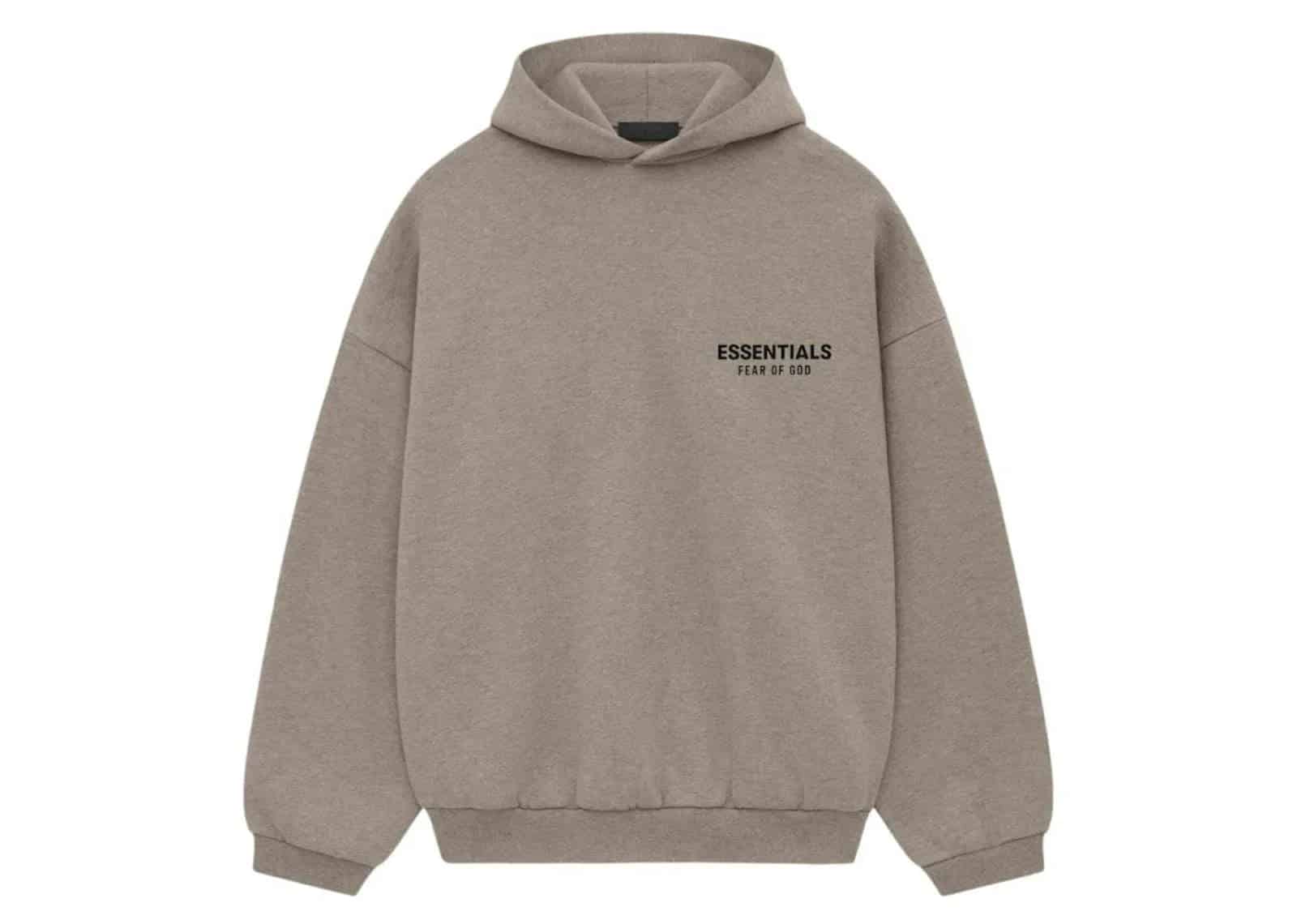 Fear of God Essentials Fleece Hoodie (FW24) Heather Gray