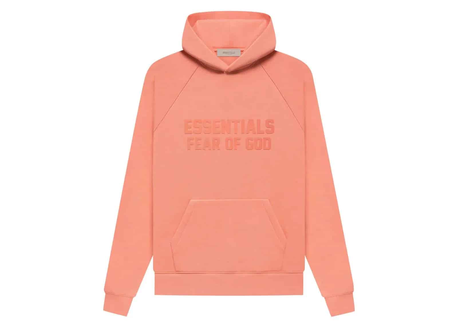 Fear of God Essentials Hoodie Coral - Mind Türkiye