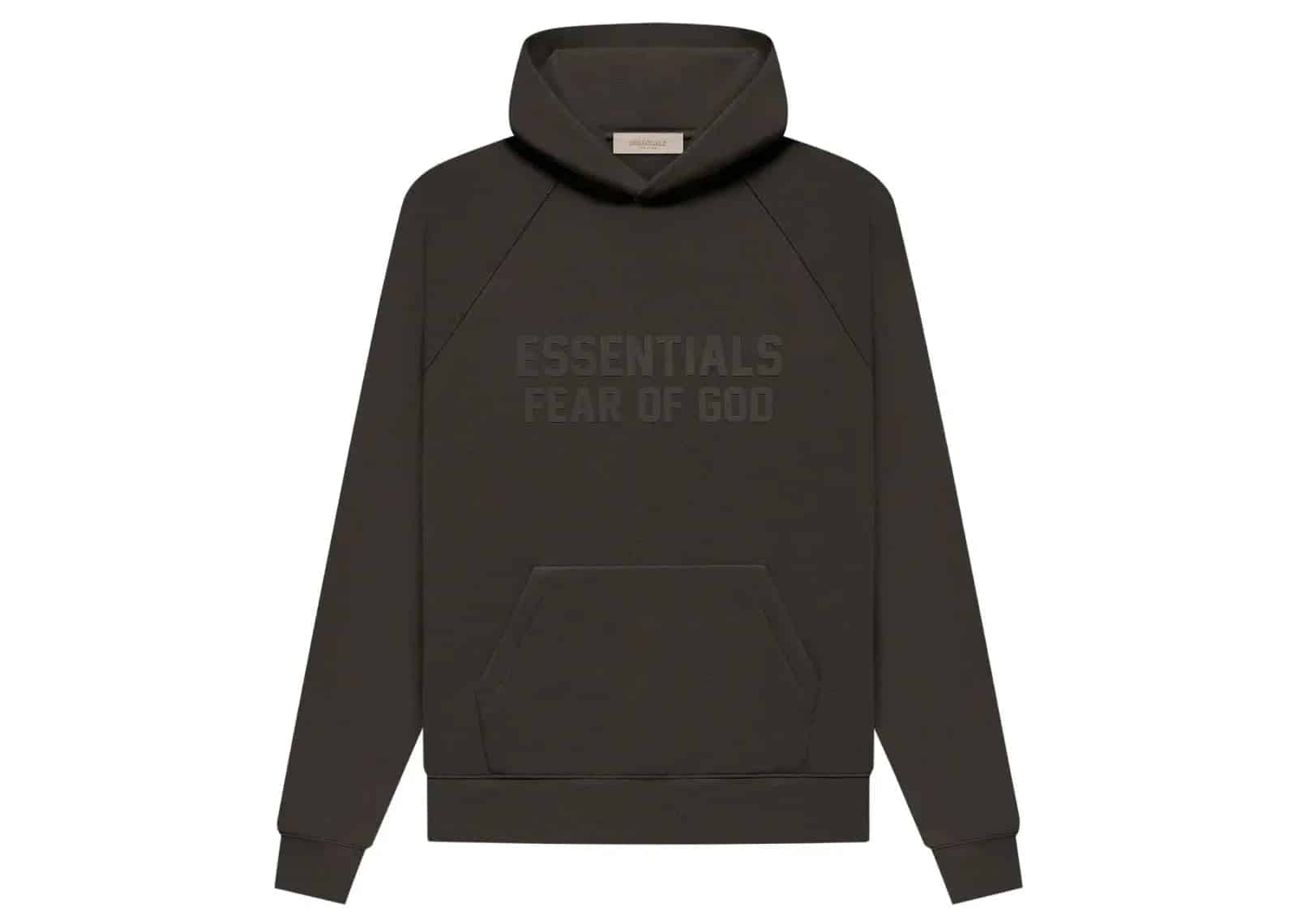 Fear Of God Essentials Hoodie Off Black
