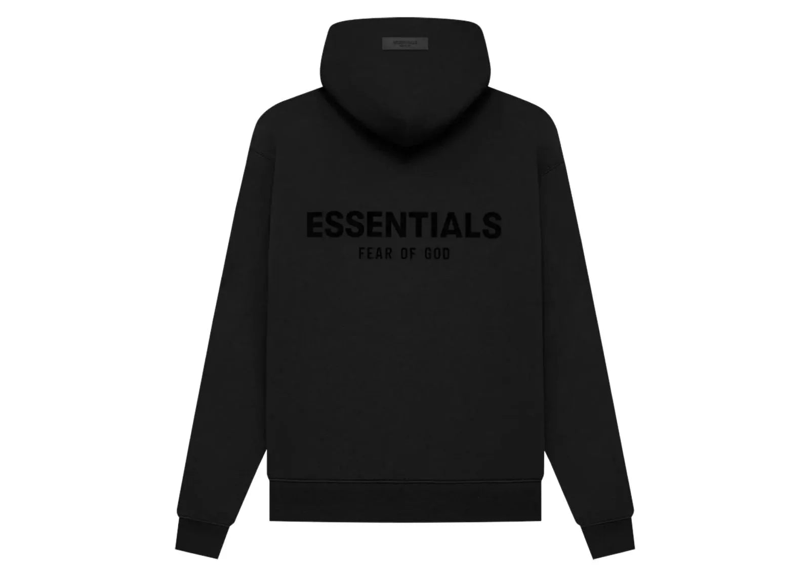 Fear Of God Essentials Pullover Chest Logo Hoodie Stretch Limo Black - Mind Türkiye