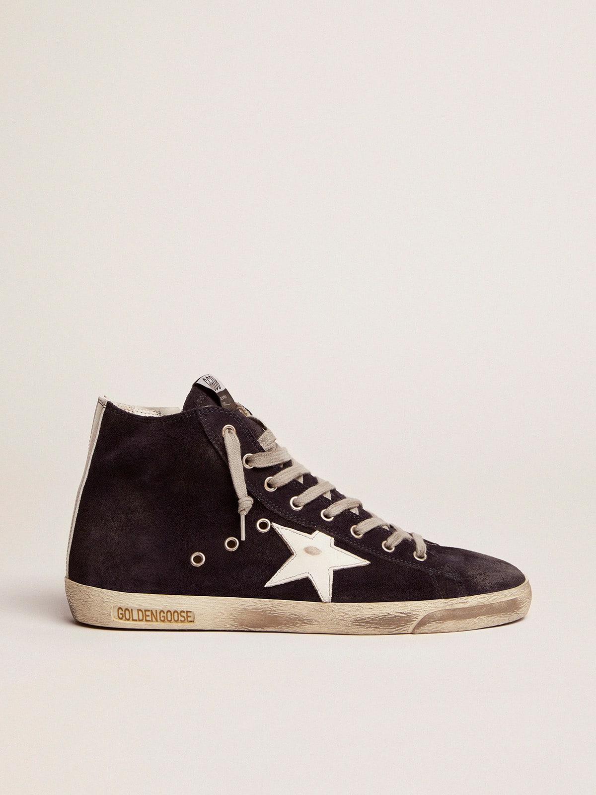 Golden Goose Men’s Francy In Leather With Leather Star And Heel Tab - Mind Türkiye