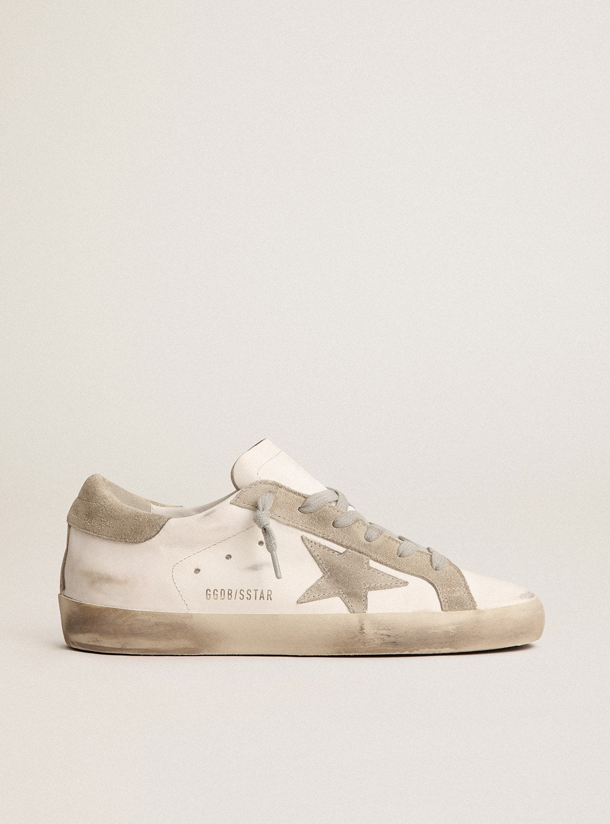 Golden Goose Women’s Super-Star With Gray Suede Star And Heel Tab - Mind Türkiye