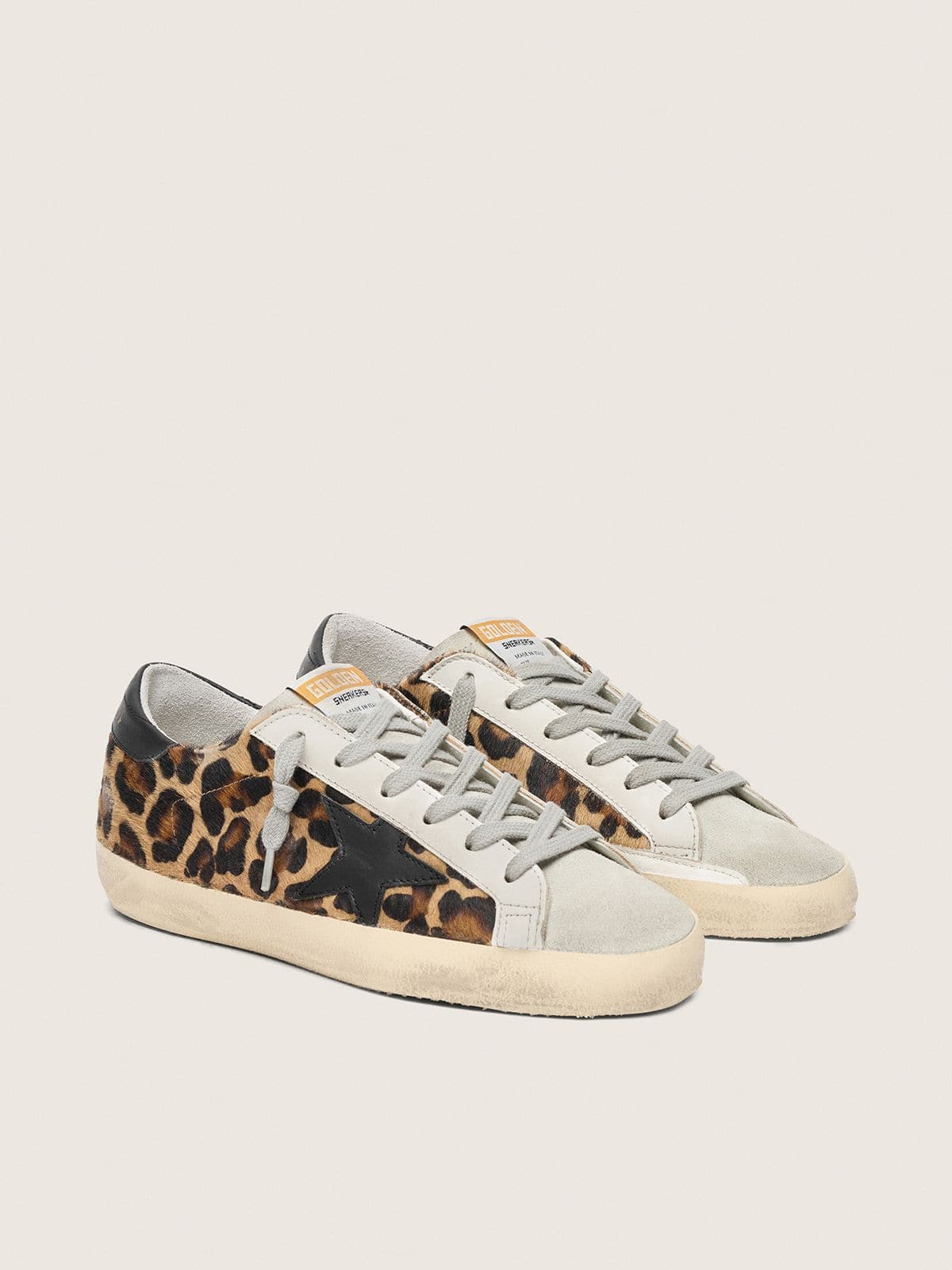 Golden Goose Women’s Super-Star In Leopard Print Leather - Mind Türkiye