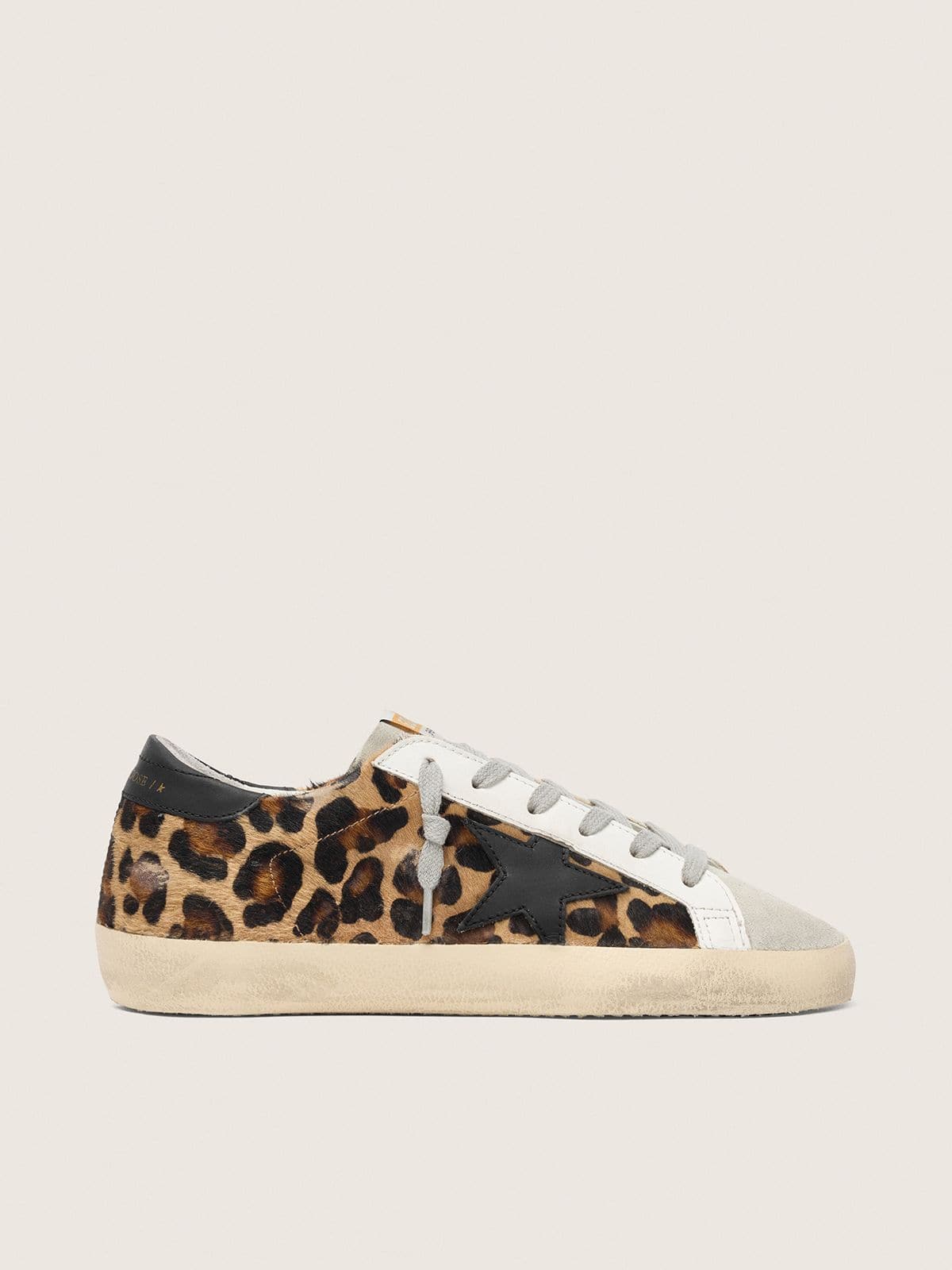 Golden Goose Women’s Super-Star In Leopard Print Leather