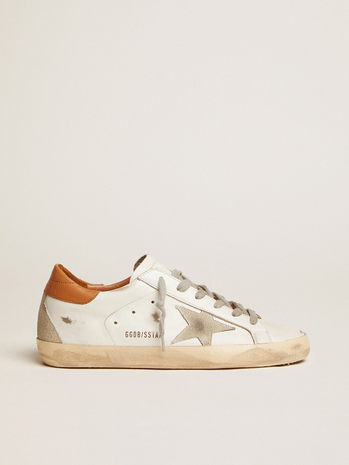 Golden Goose Women’s Super-Star Sneakers With Suede Star And Brown Heel Tab - Mind Türkiye