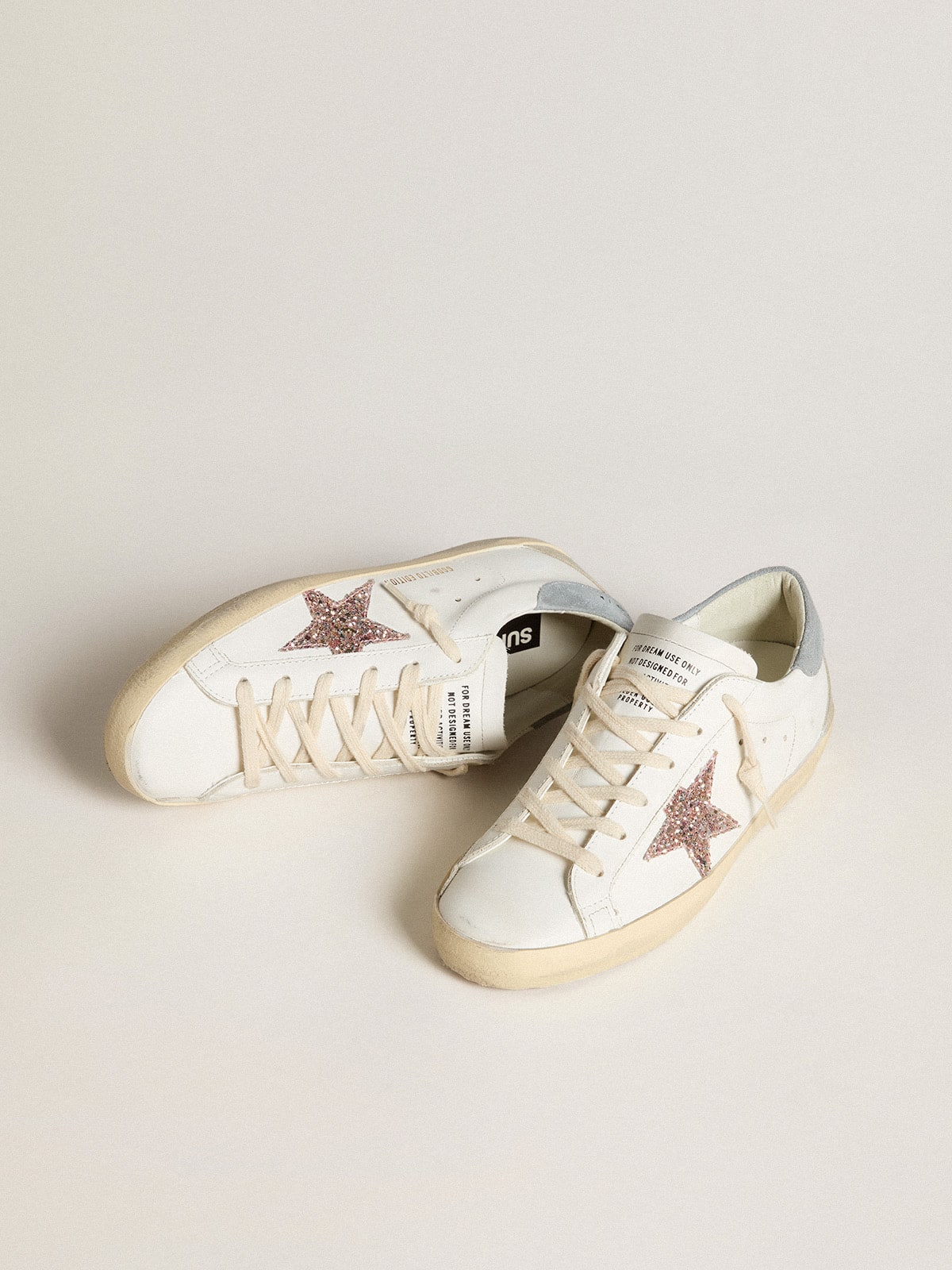Golden Goose Women’s Super-Star LTD With Multicolor Glitter Star And Suede Heel Tab - Mind Türkiye