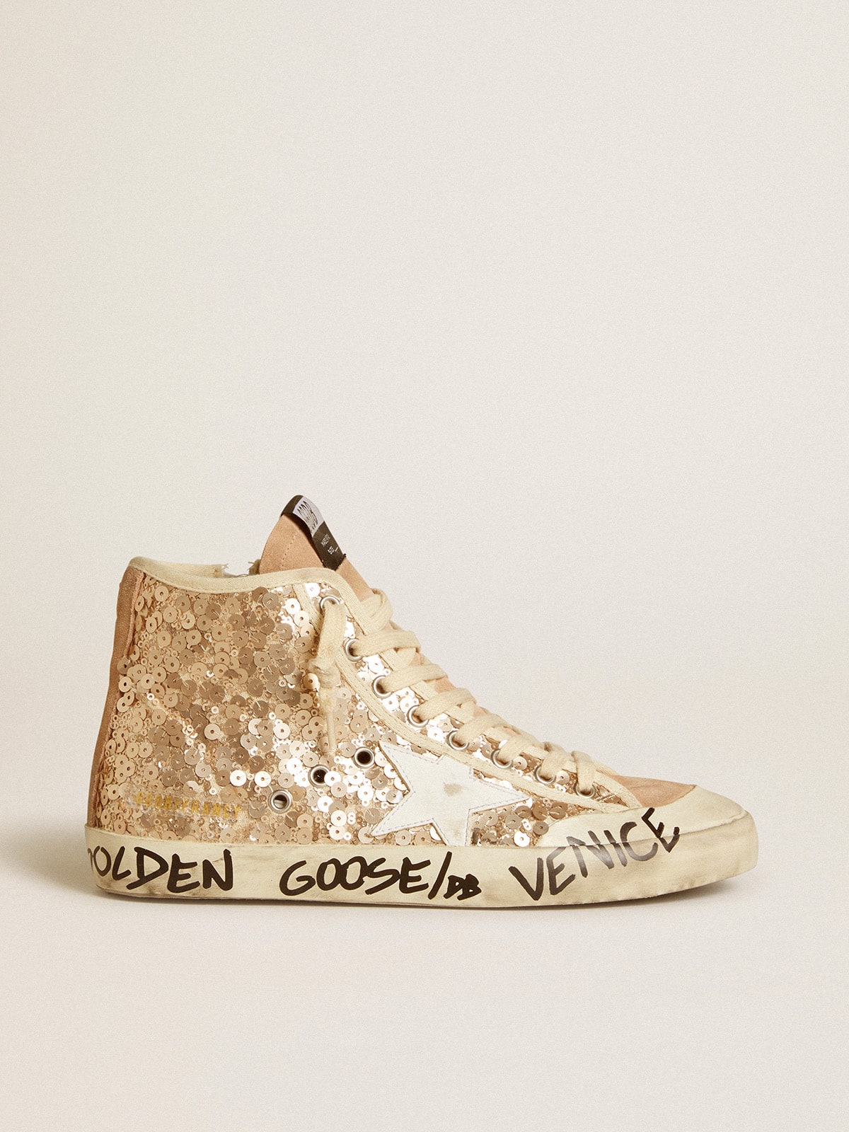 Golden Goose Francy Penstar In Sequins With Leather Star And Suede Inserts - Mind Türkiye