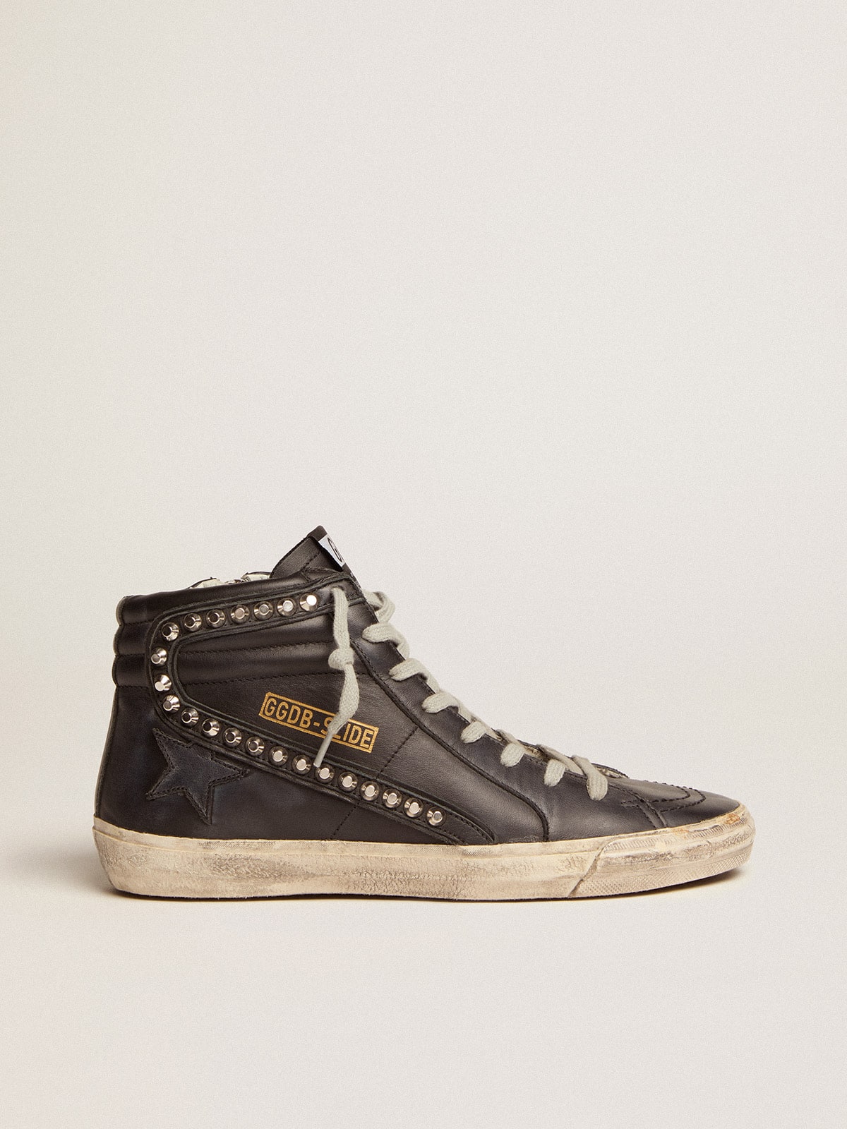 Golden Goose Women’s Slide Black With Studs - Mind Türkiye