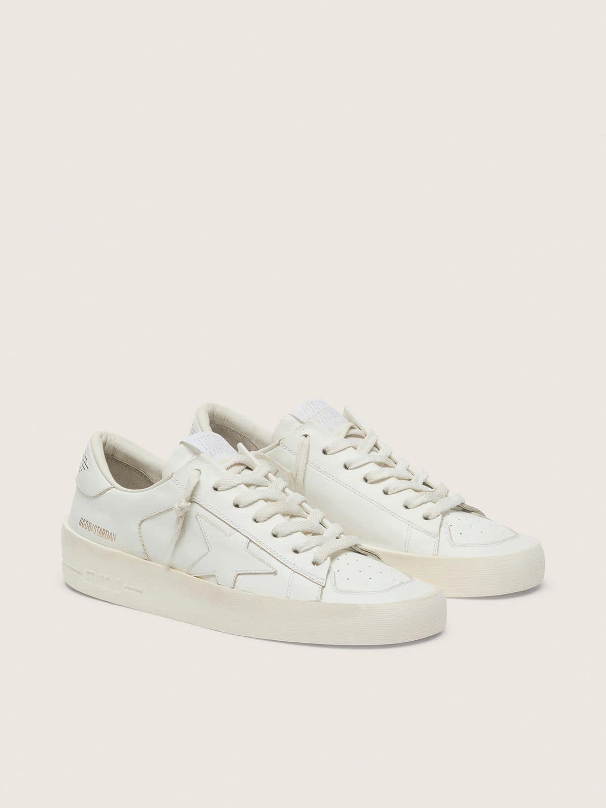 Golden Goose Women’s Stardan In Total White Leather - Mind Türkiye