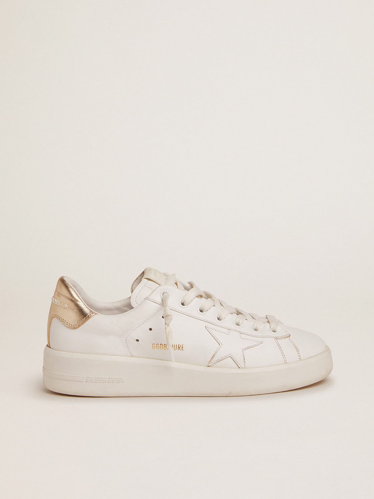 Golden Goose Women’s Purestar Sneakers With Gold-Coloured Heel Tab - Mind Türkiye